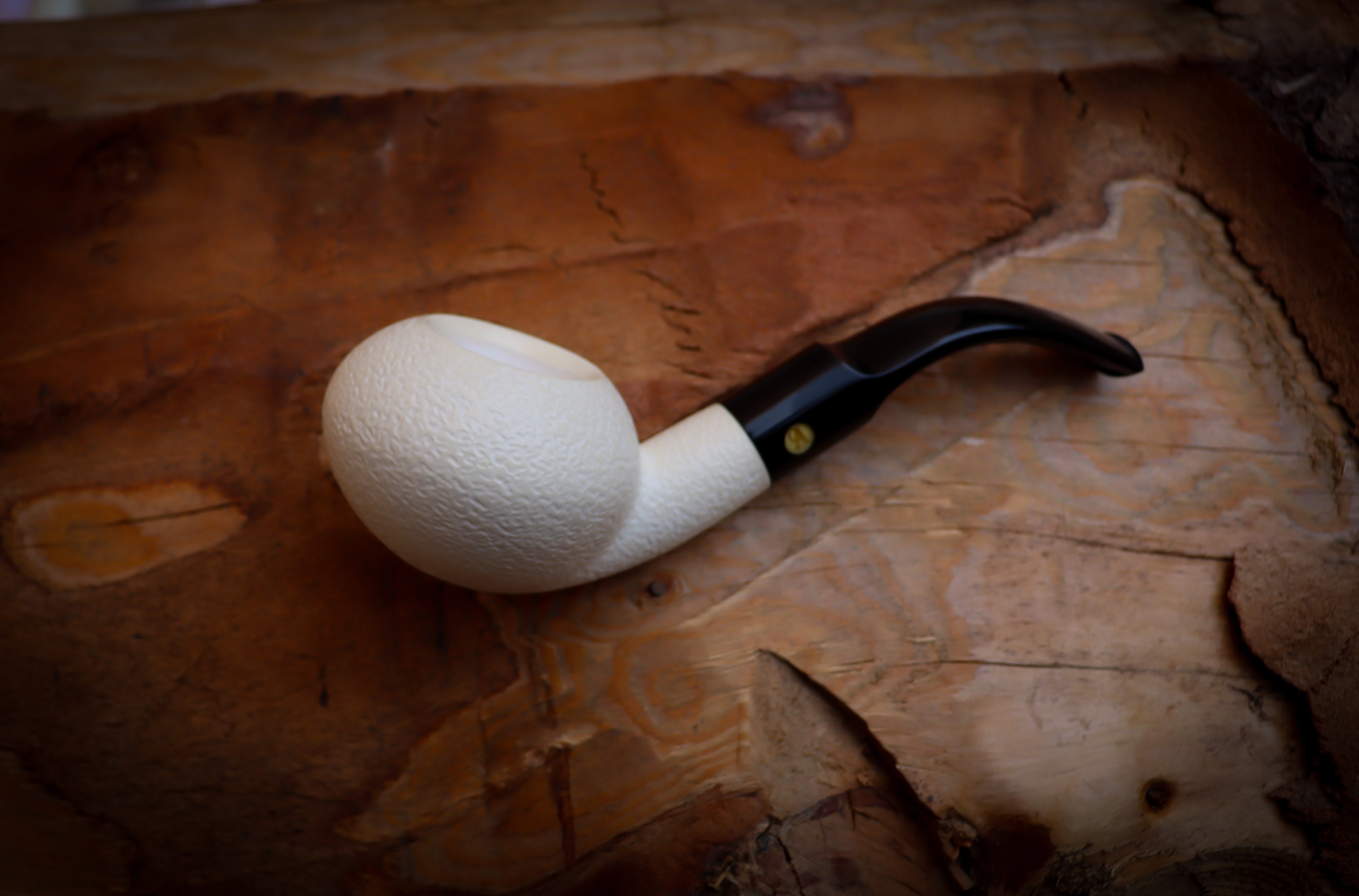 Squat Tomato Meerschaum Pipe