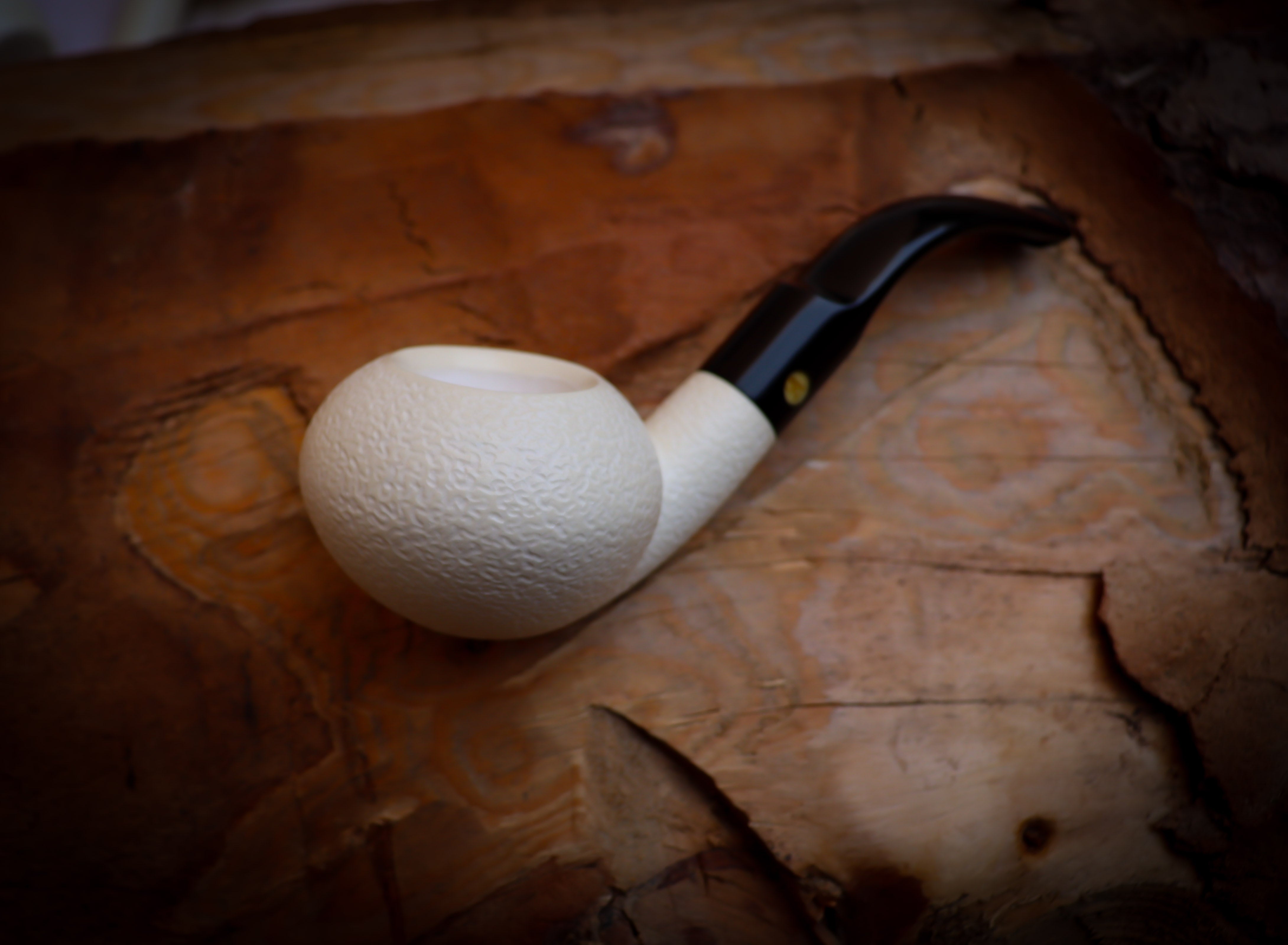 Squat Tomato Meerschaum Pipe