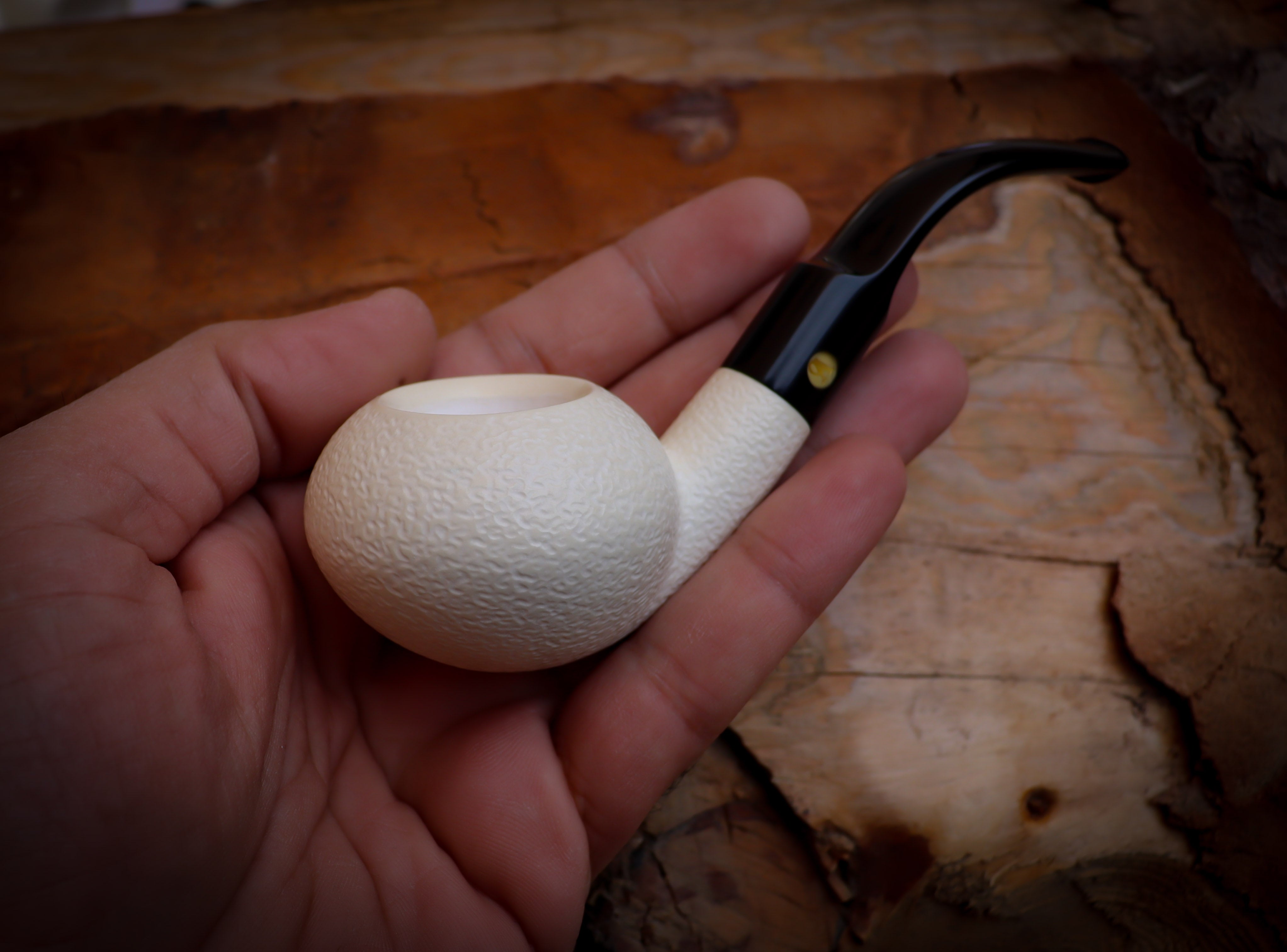 Squat Tomato Meerschaum Pipe