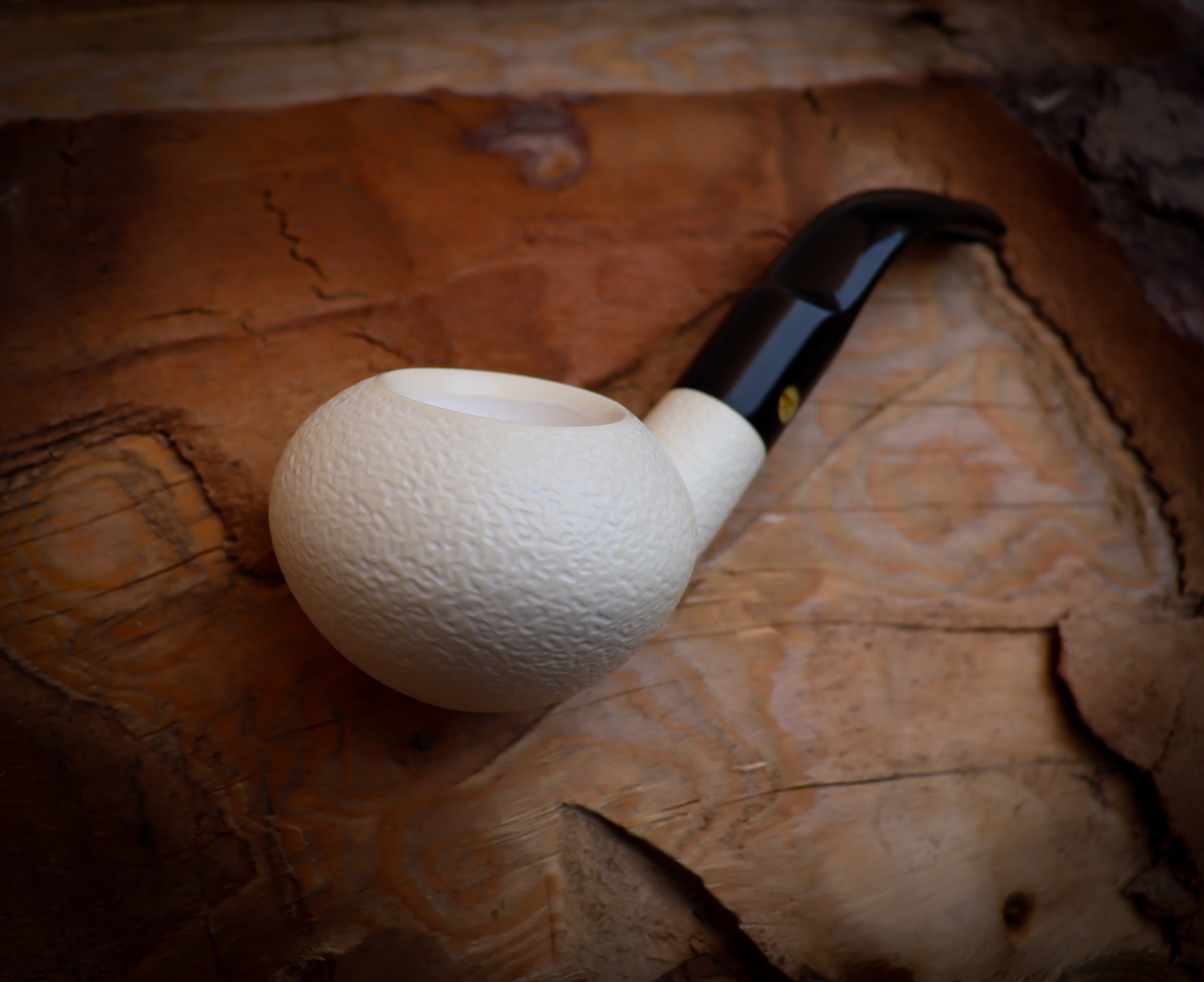 Squat Tomato Meerschaum Pipe