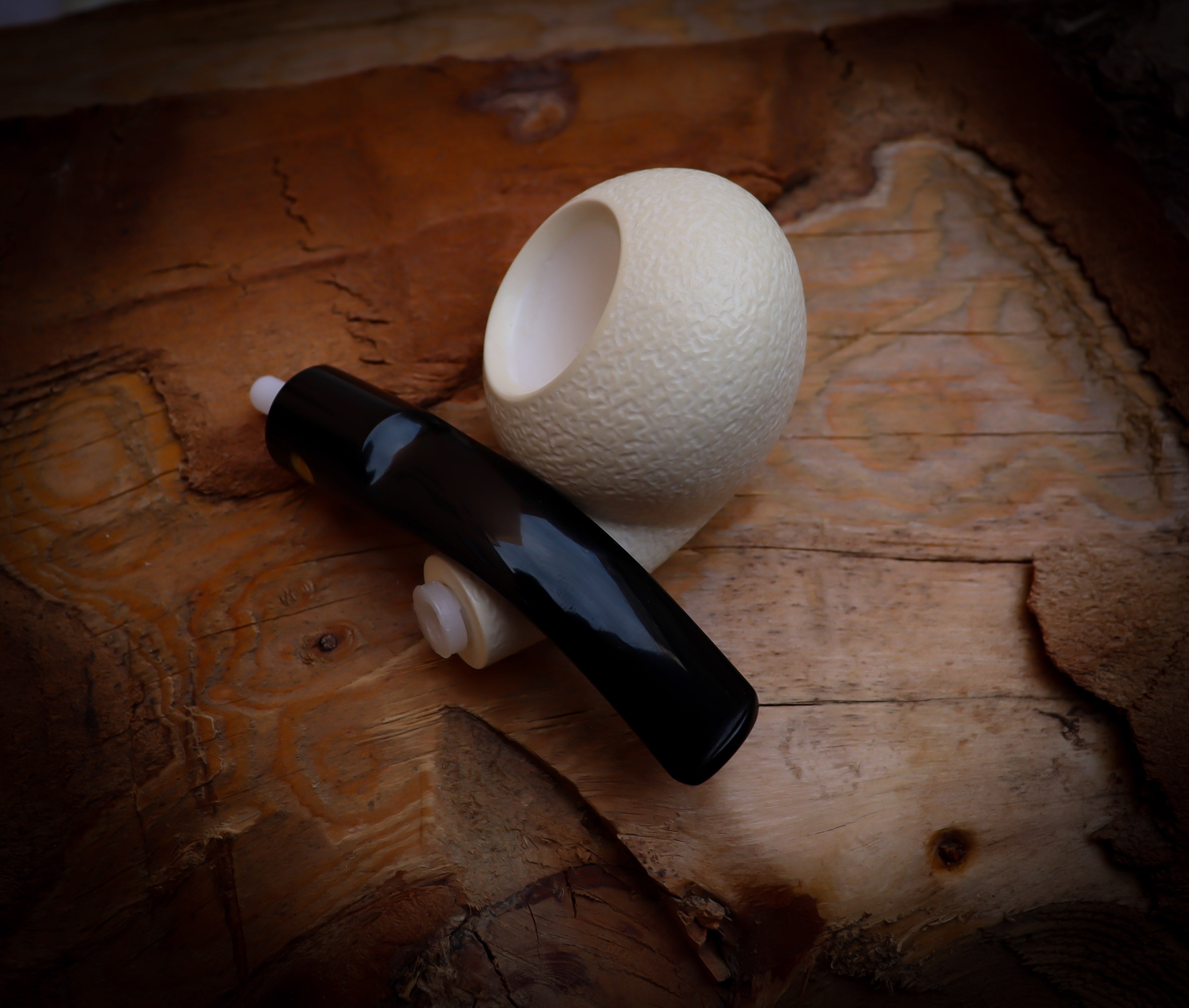 Squat Tomato Meerschaum Pipe