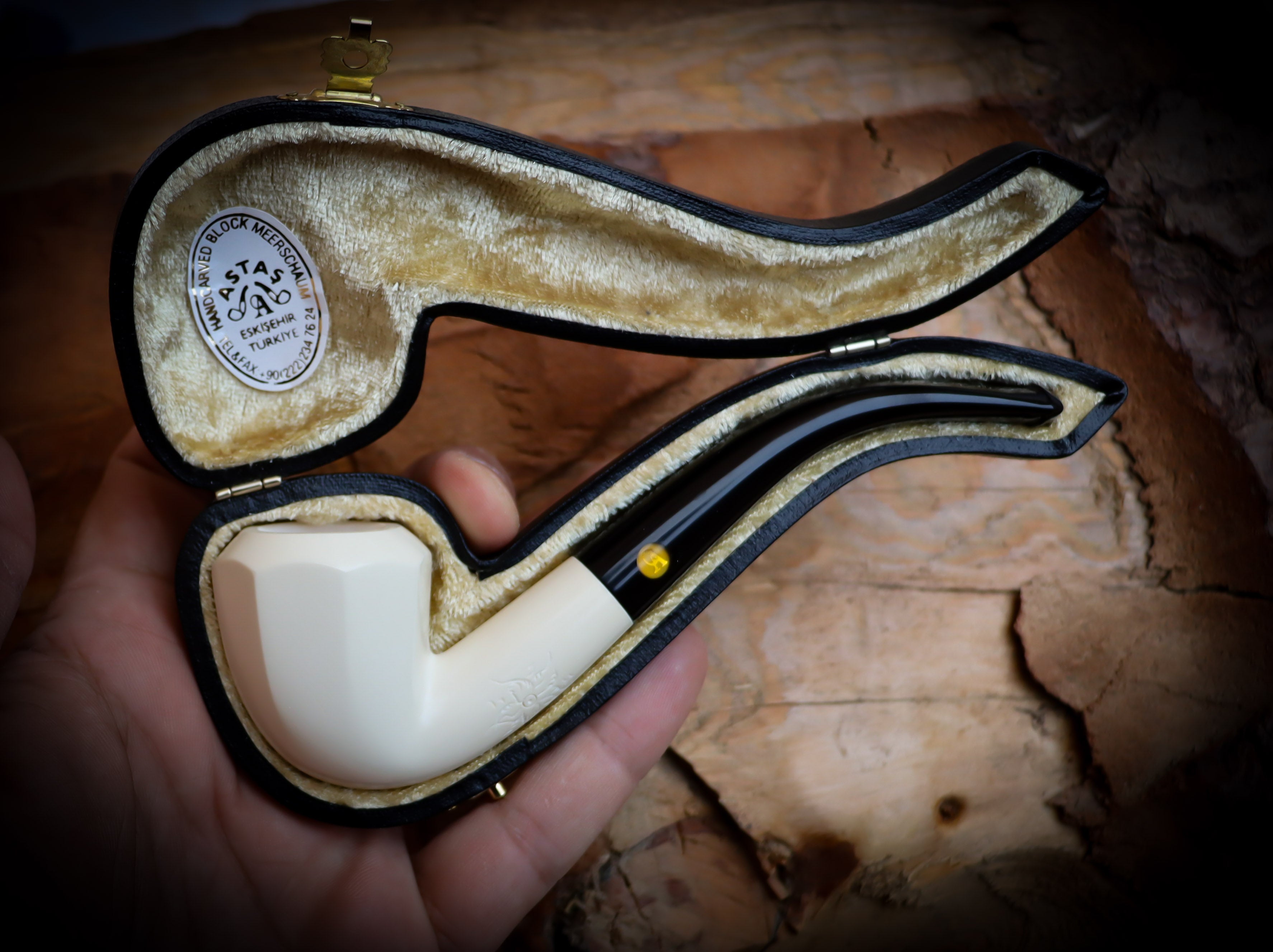 Panel Meerschaum Pipe