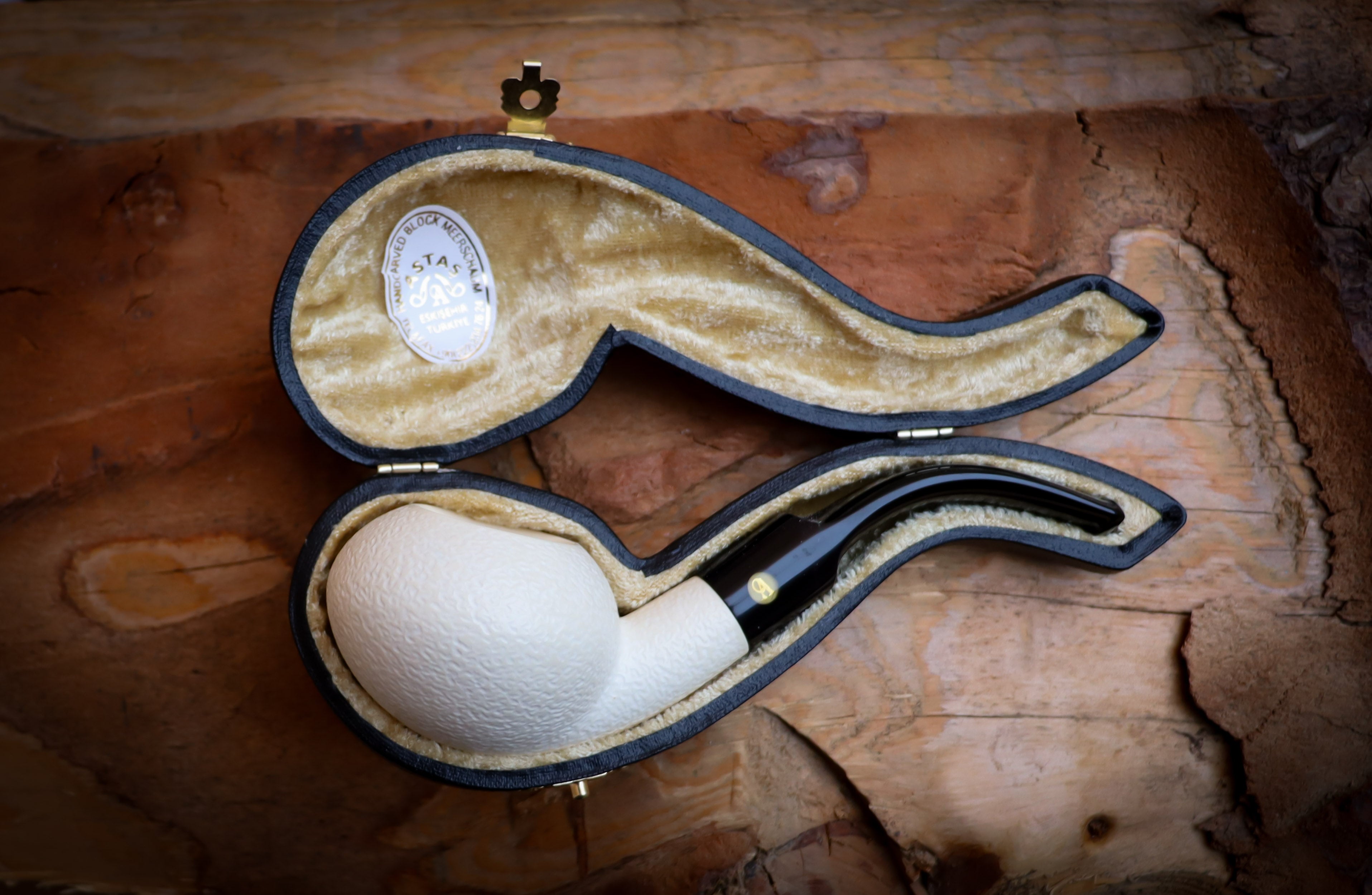 Squat Tomato Meerschaum Pipe