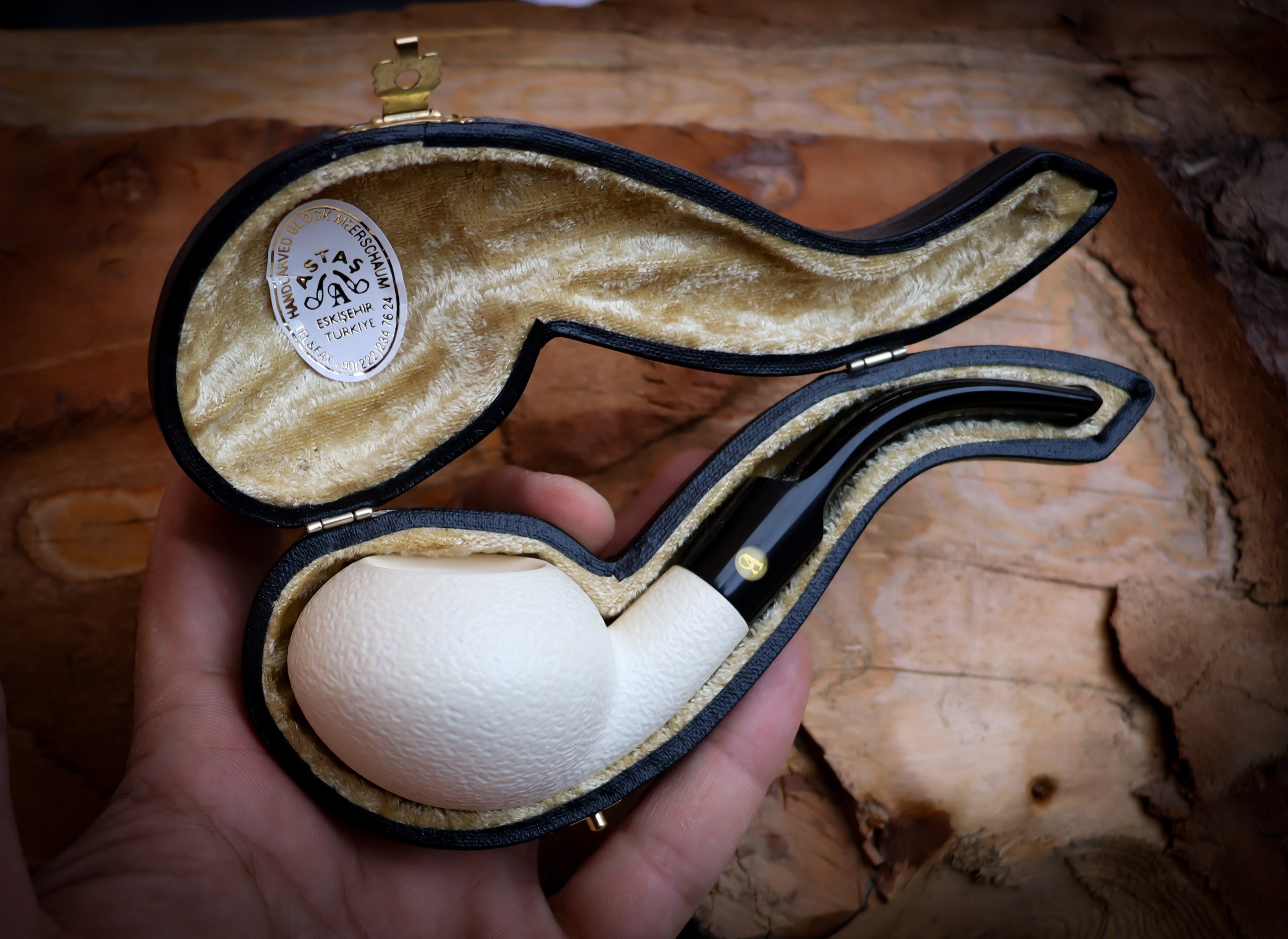 Squat Tomato Meerschaum Pipe