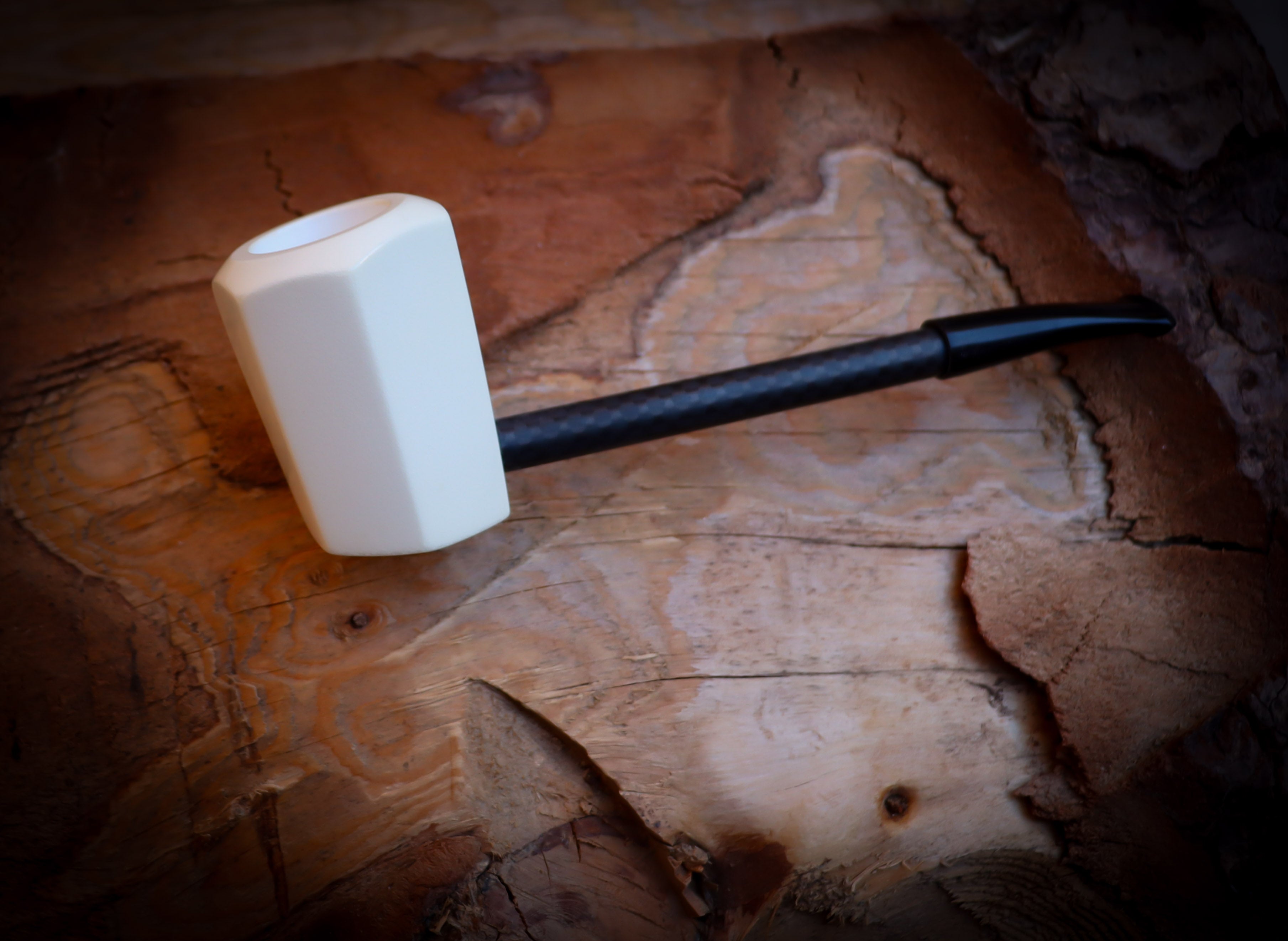 Carbon Fiber Meerschaum Pipe