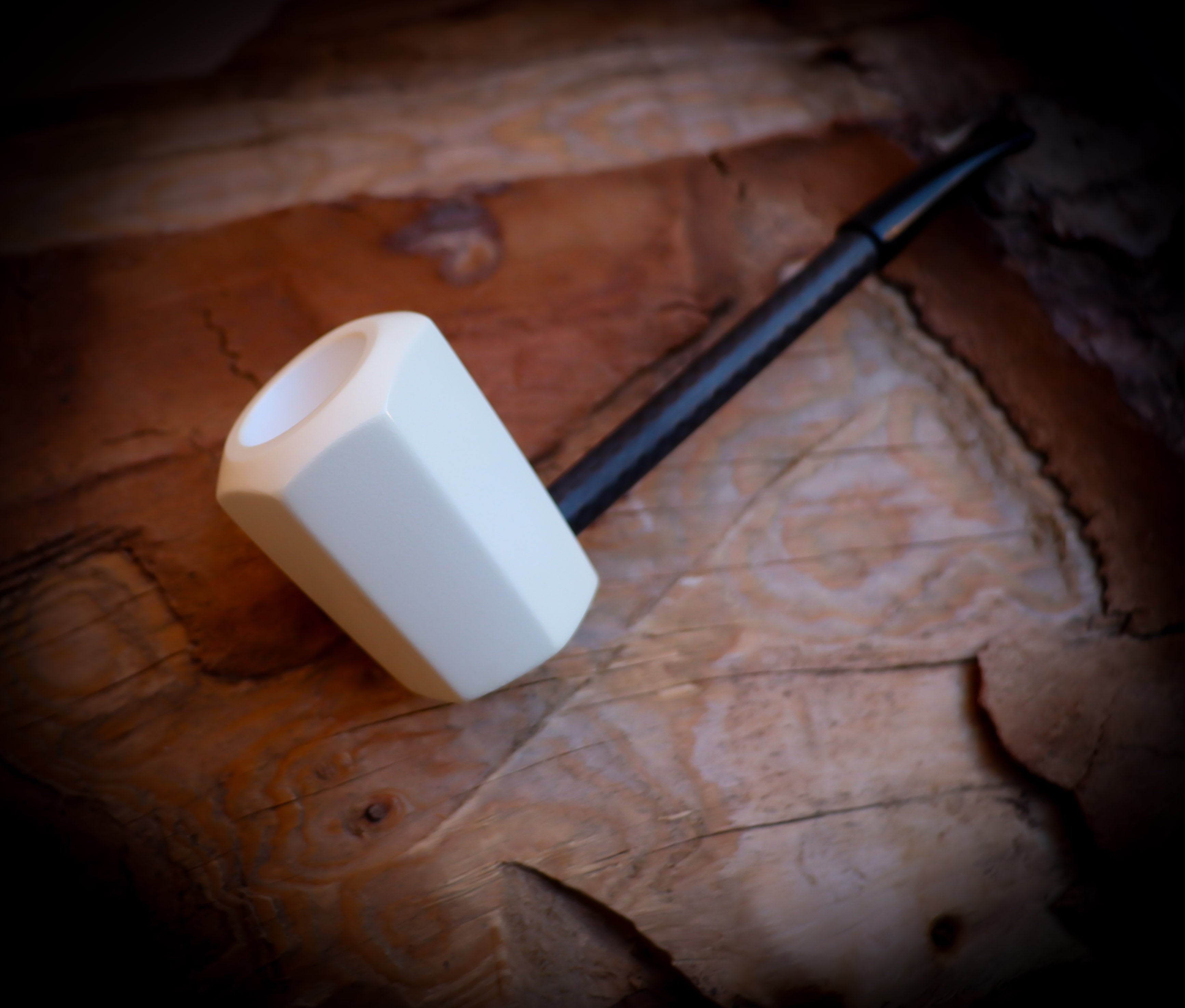 Carbon Fiber Meerschaum Pipe