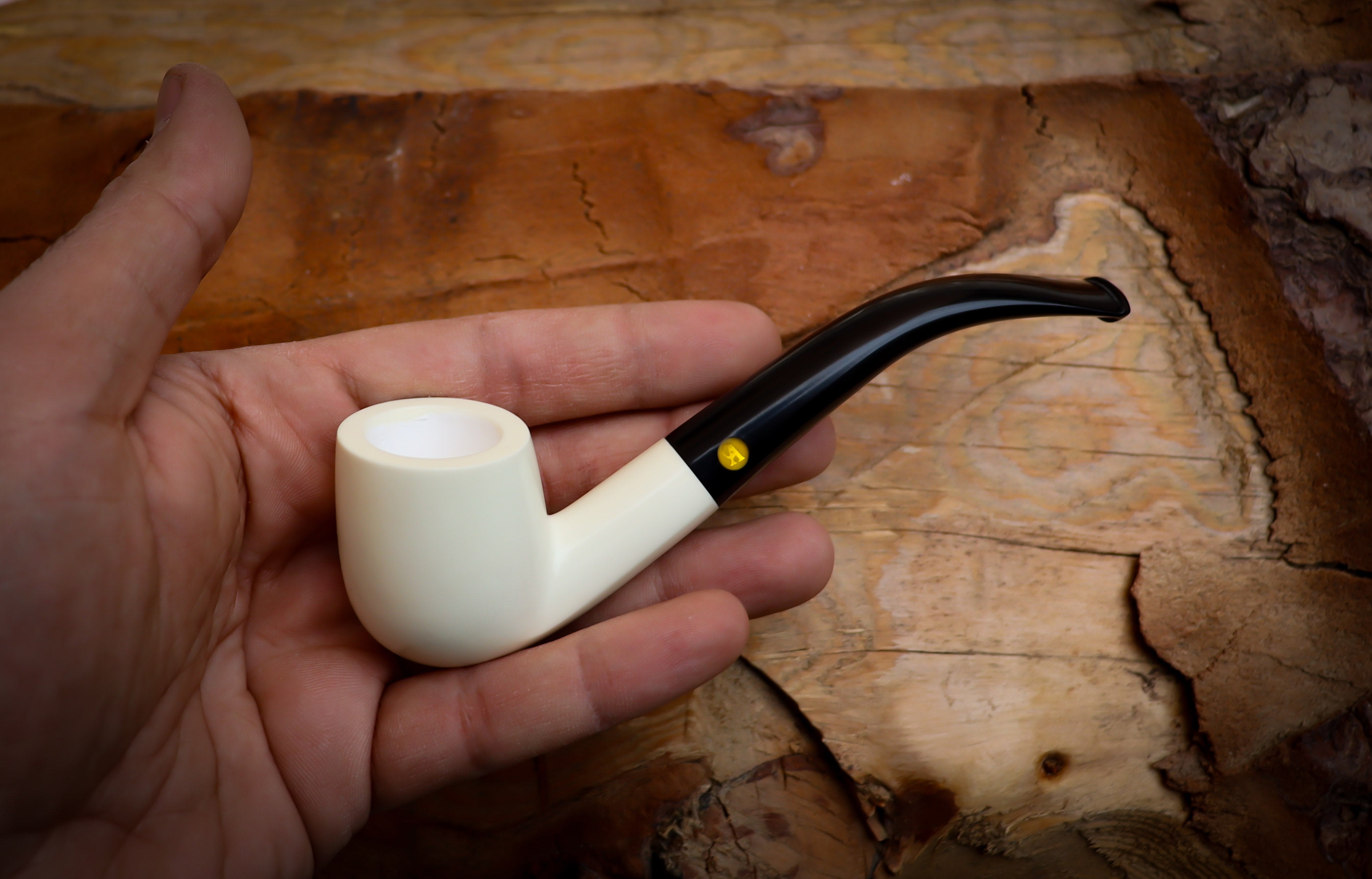 Bent Meerschaum Pipe
