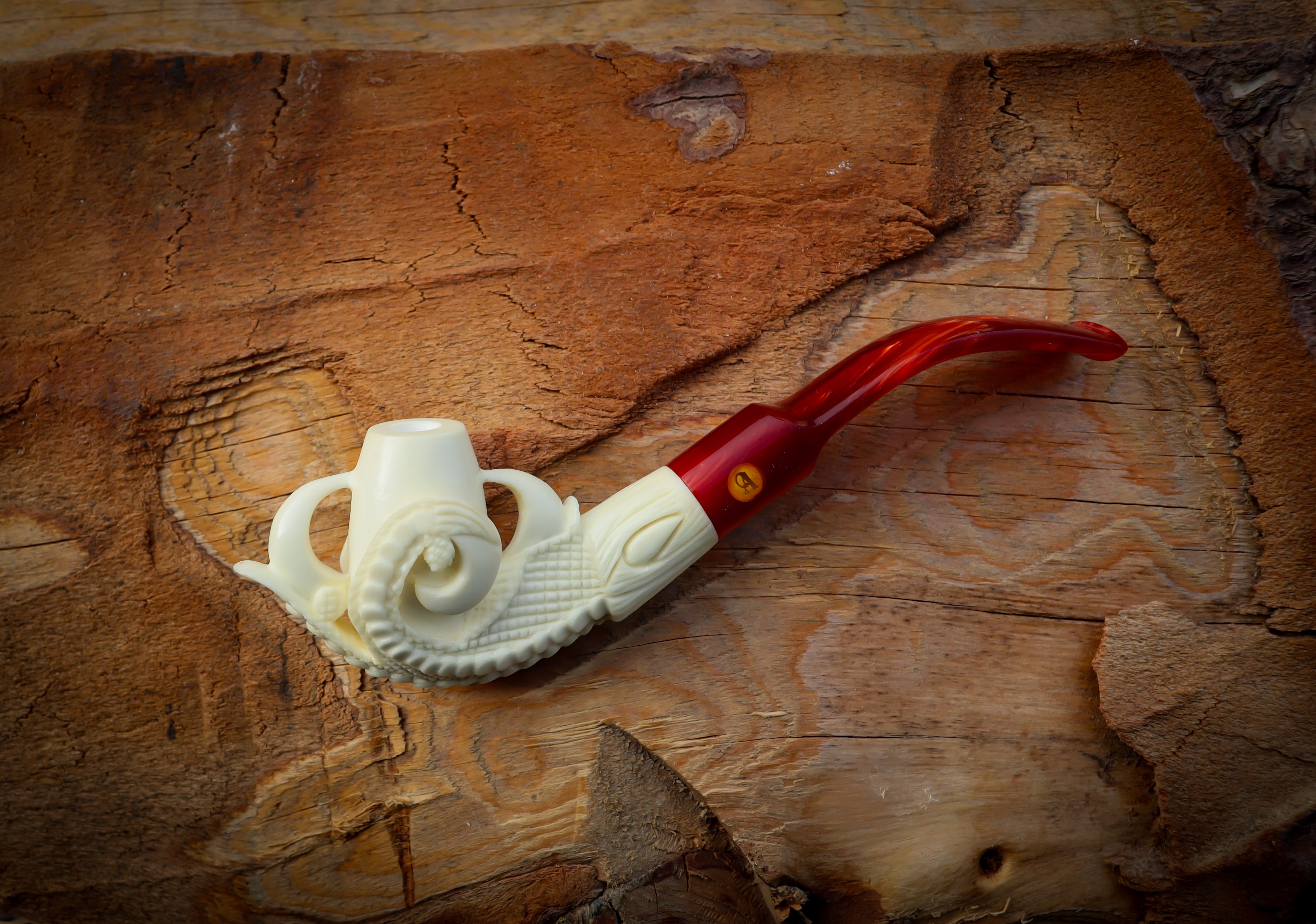 Cigarette Holder Eagle Claw Meerschaum Pipe