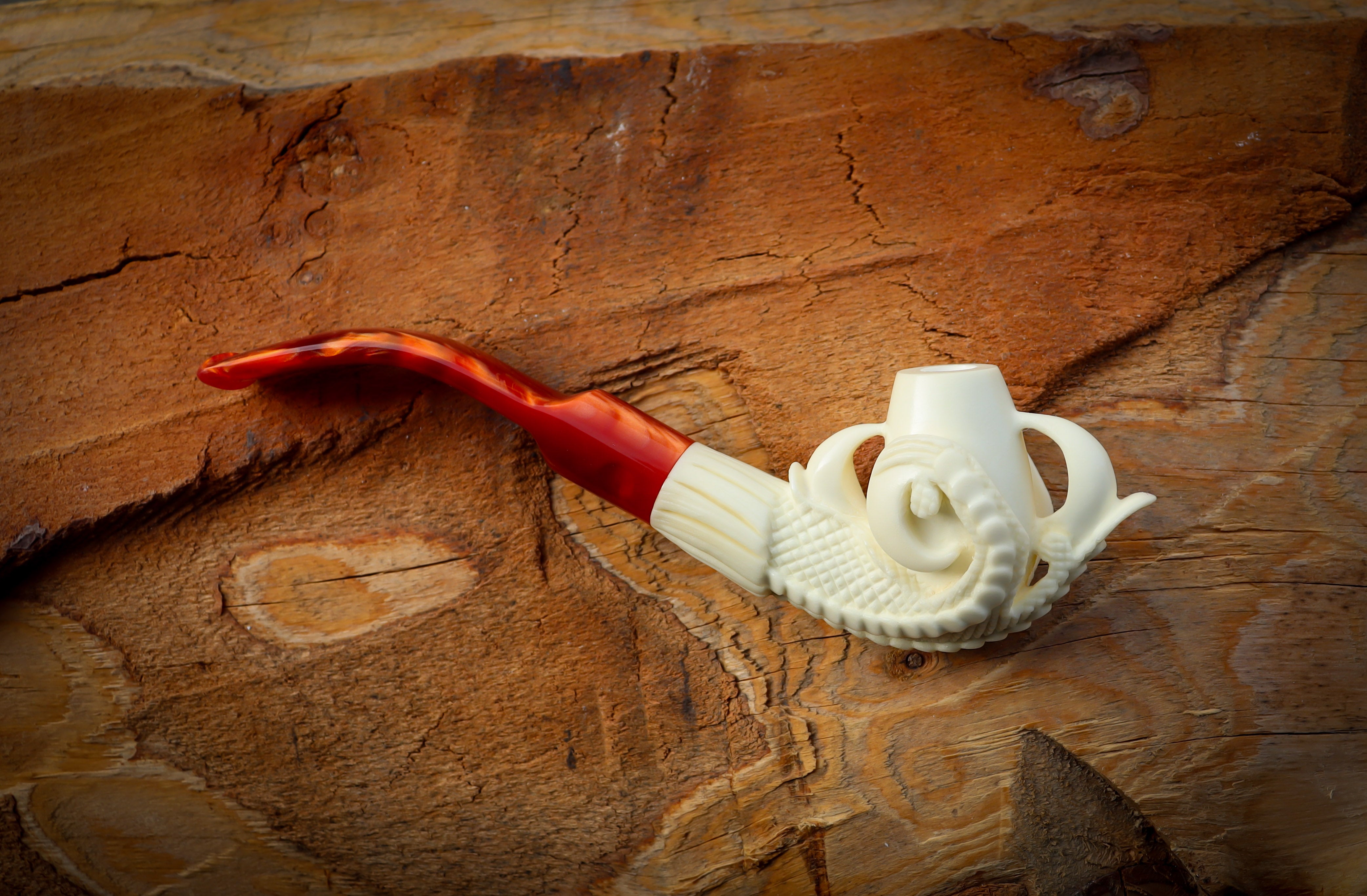 Cigarette Holder Eagle Claw Meerschaum Pipe