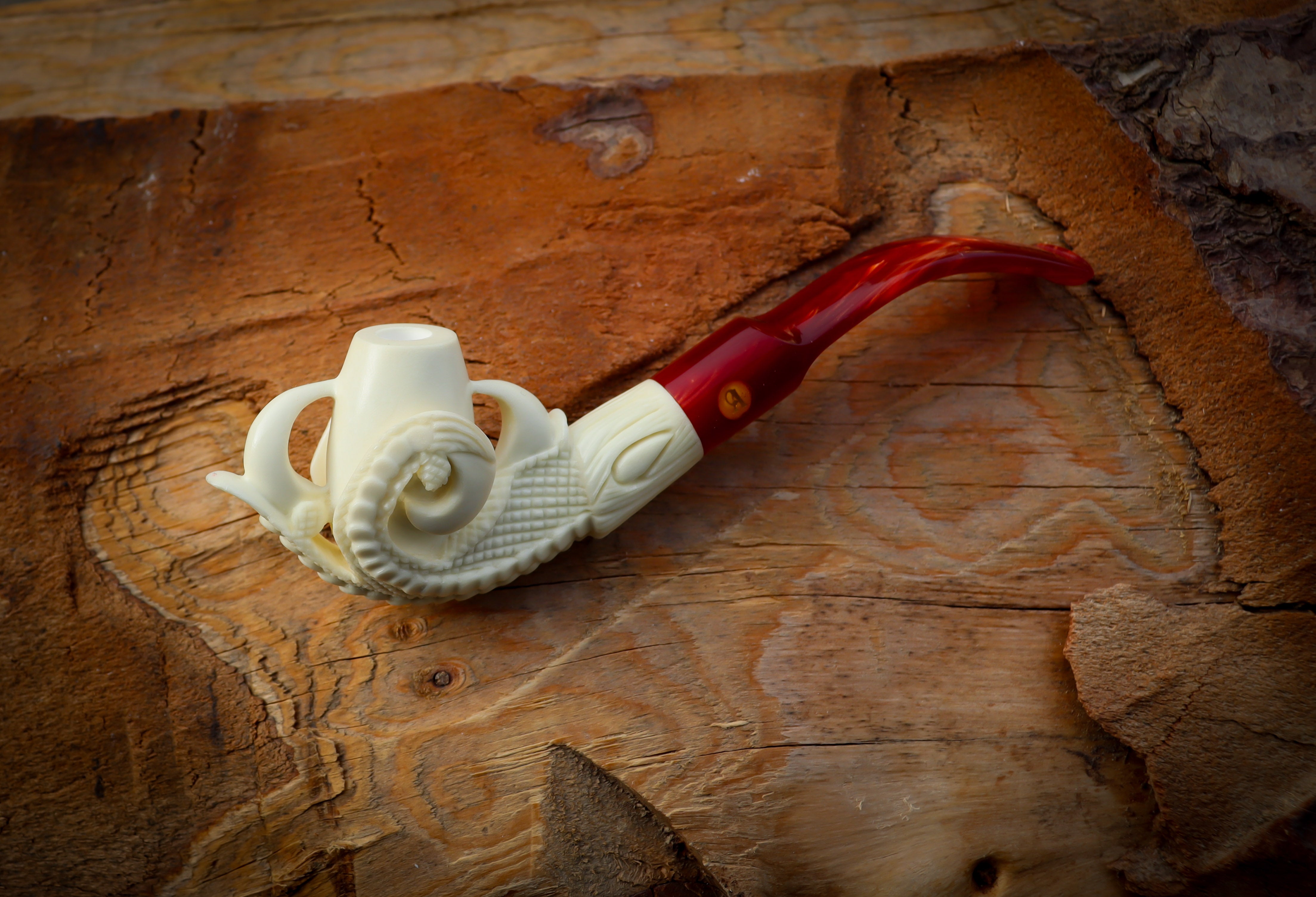 Cigarette Holder Eagle Claw Meerschaum Pipe