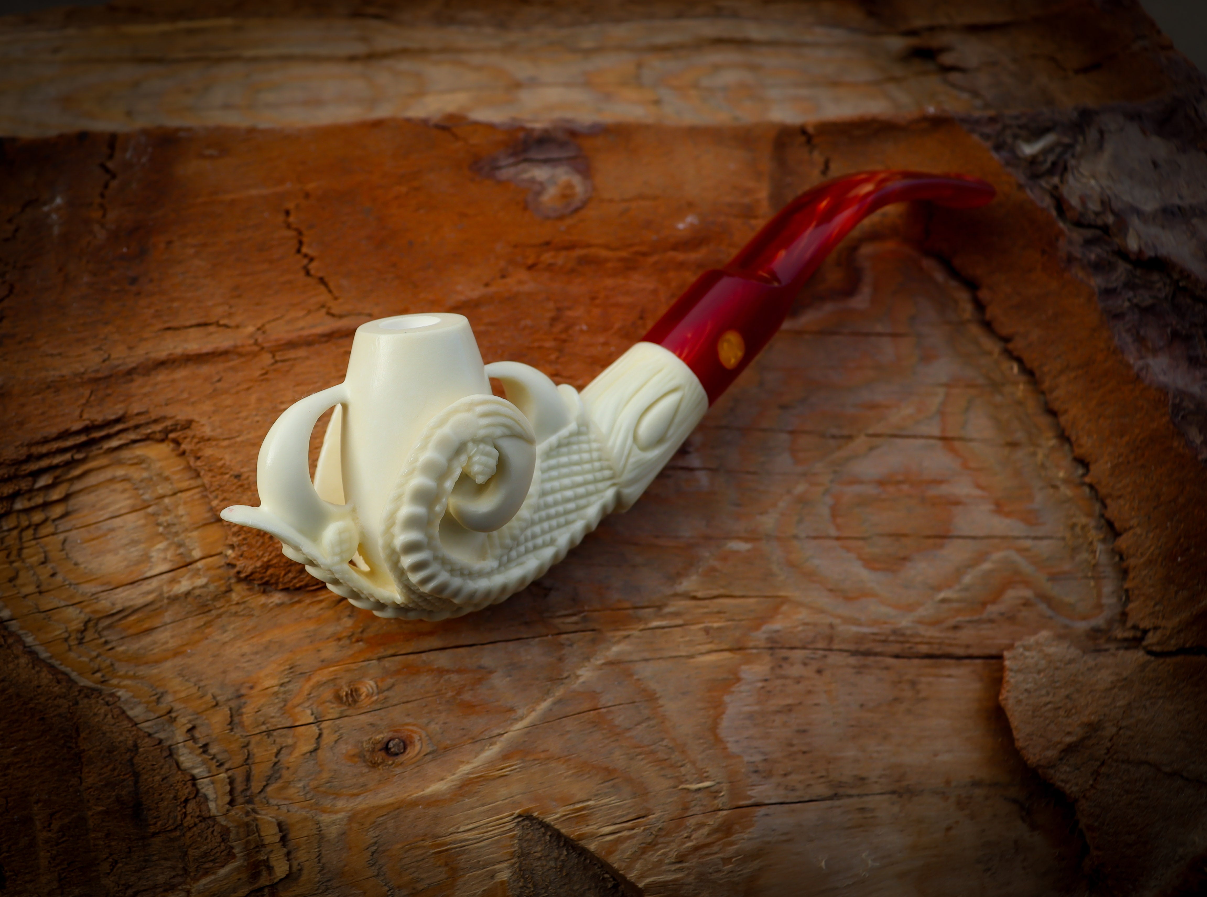 Cigarette Holder Eagle Claw Meerschaum Pipe