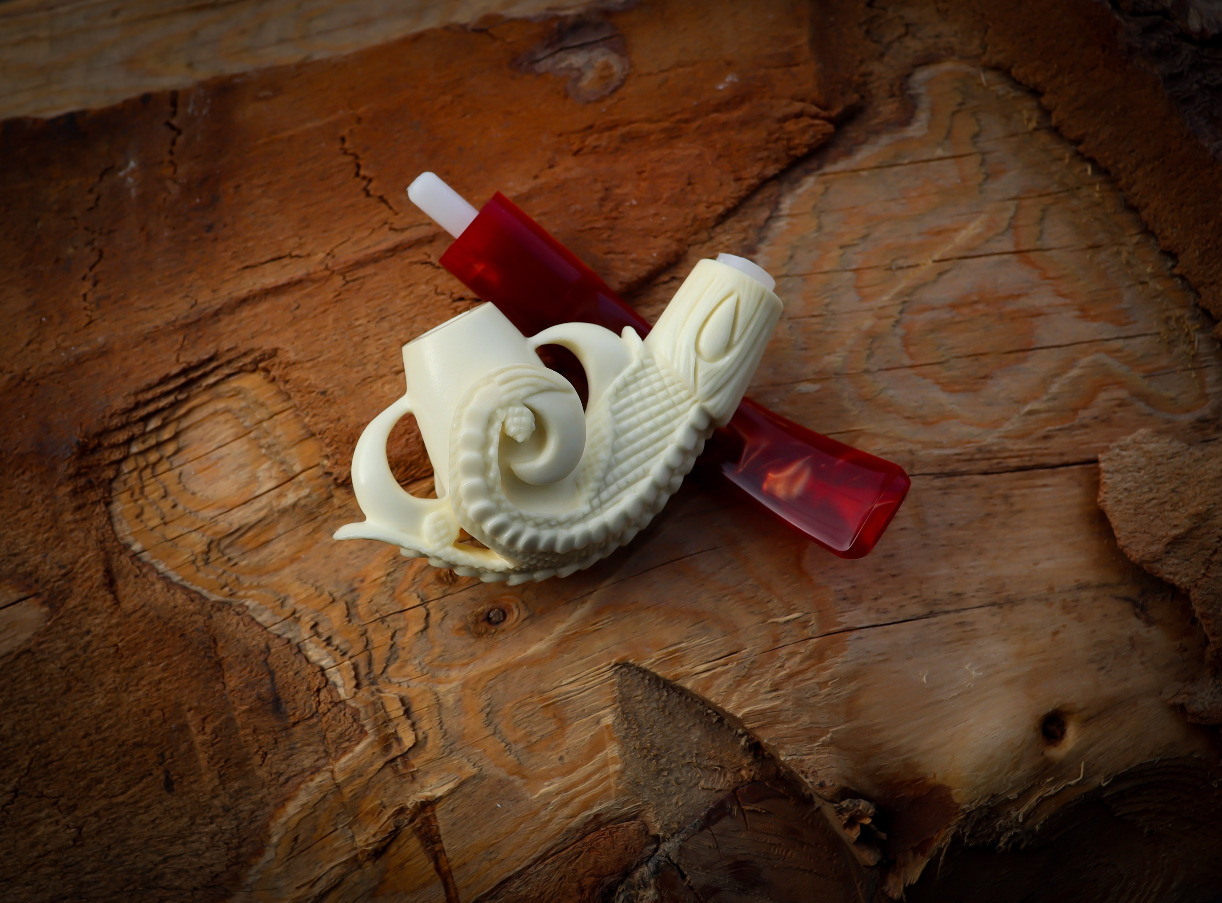 Cigarette Holder Eagle Claw Meerschaum Pipe