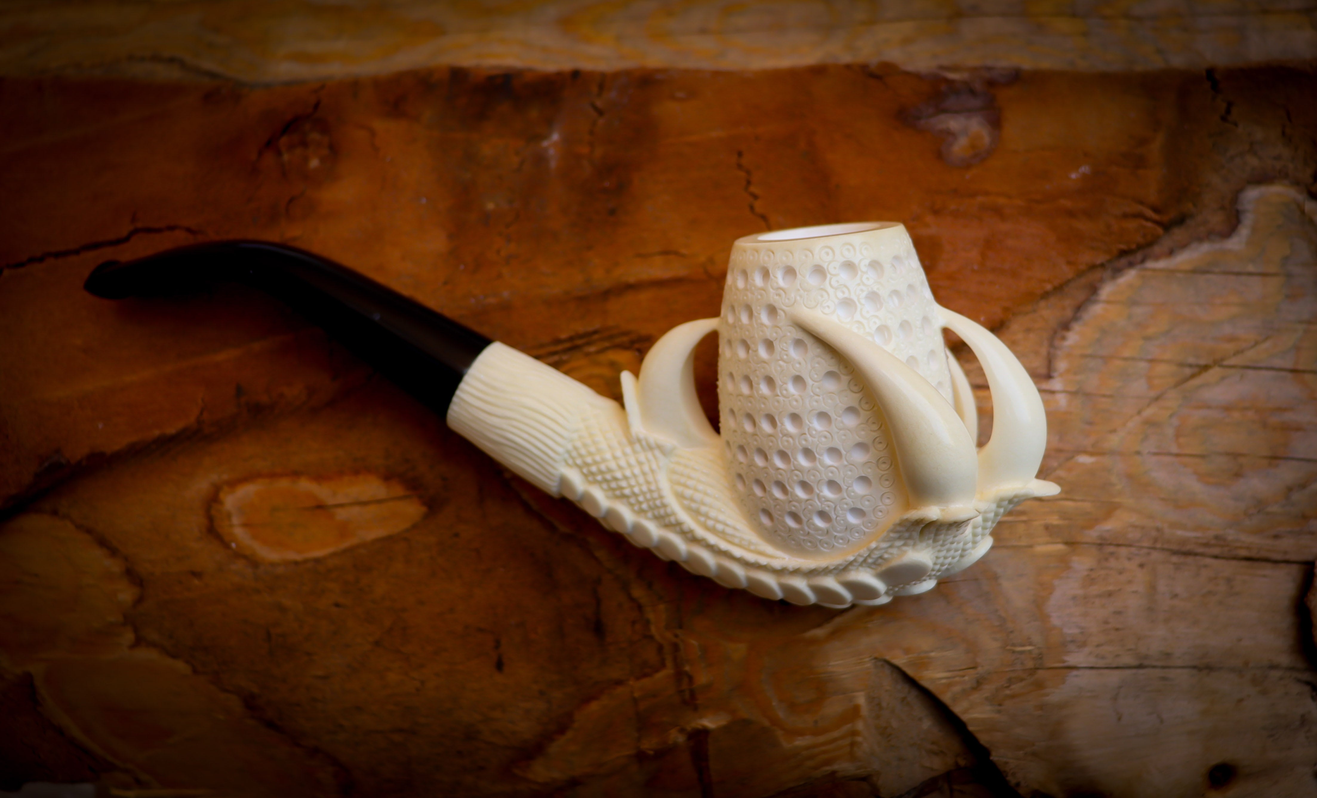 9MM Filtered Eagle Claw Meerschaum Pipe