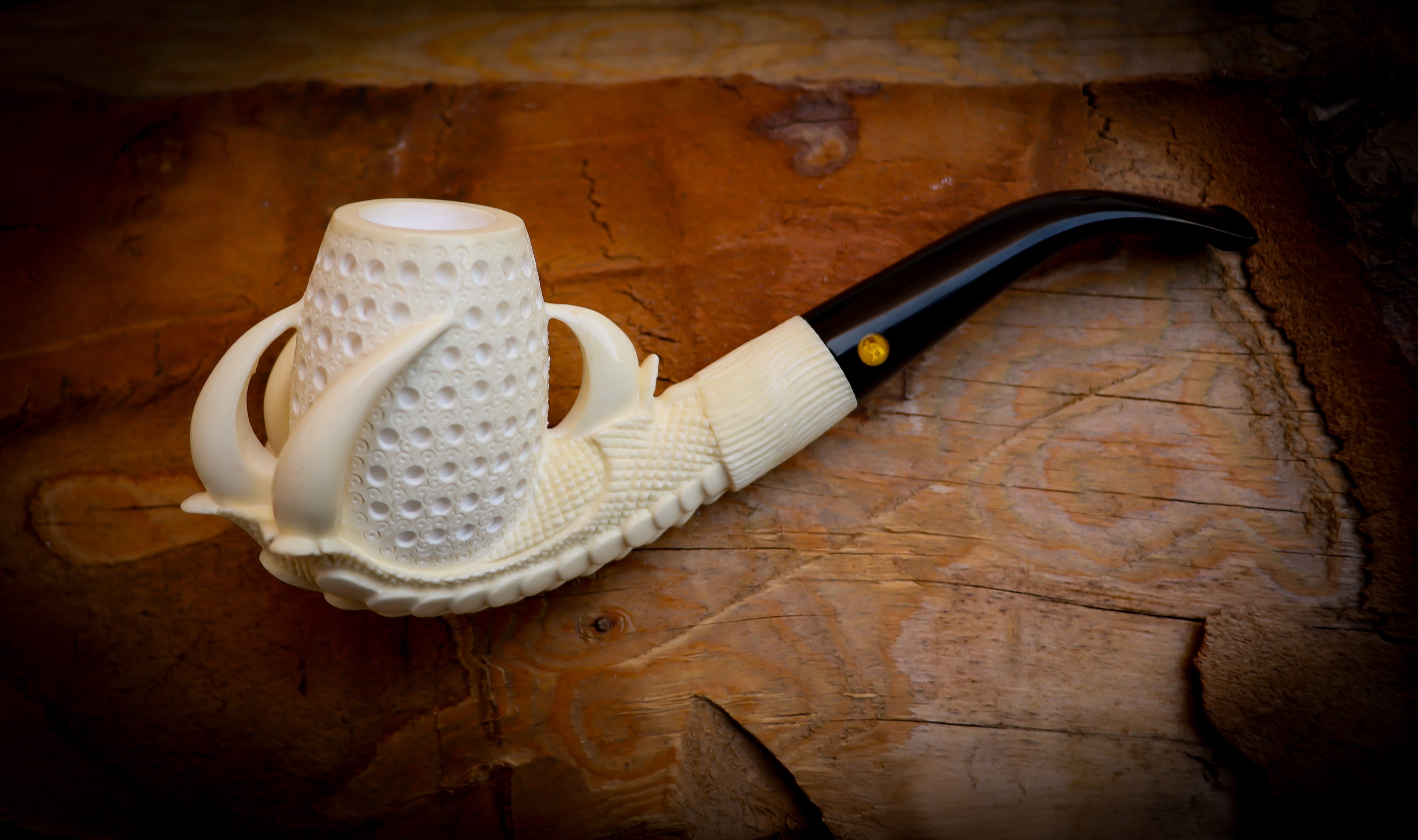 9MM Filtered Eagle Claw Meerschaum Pipe