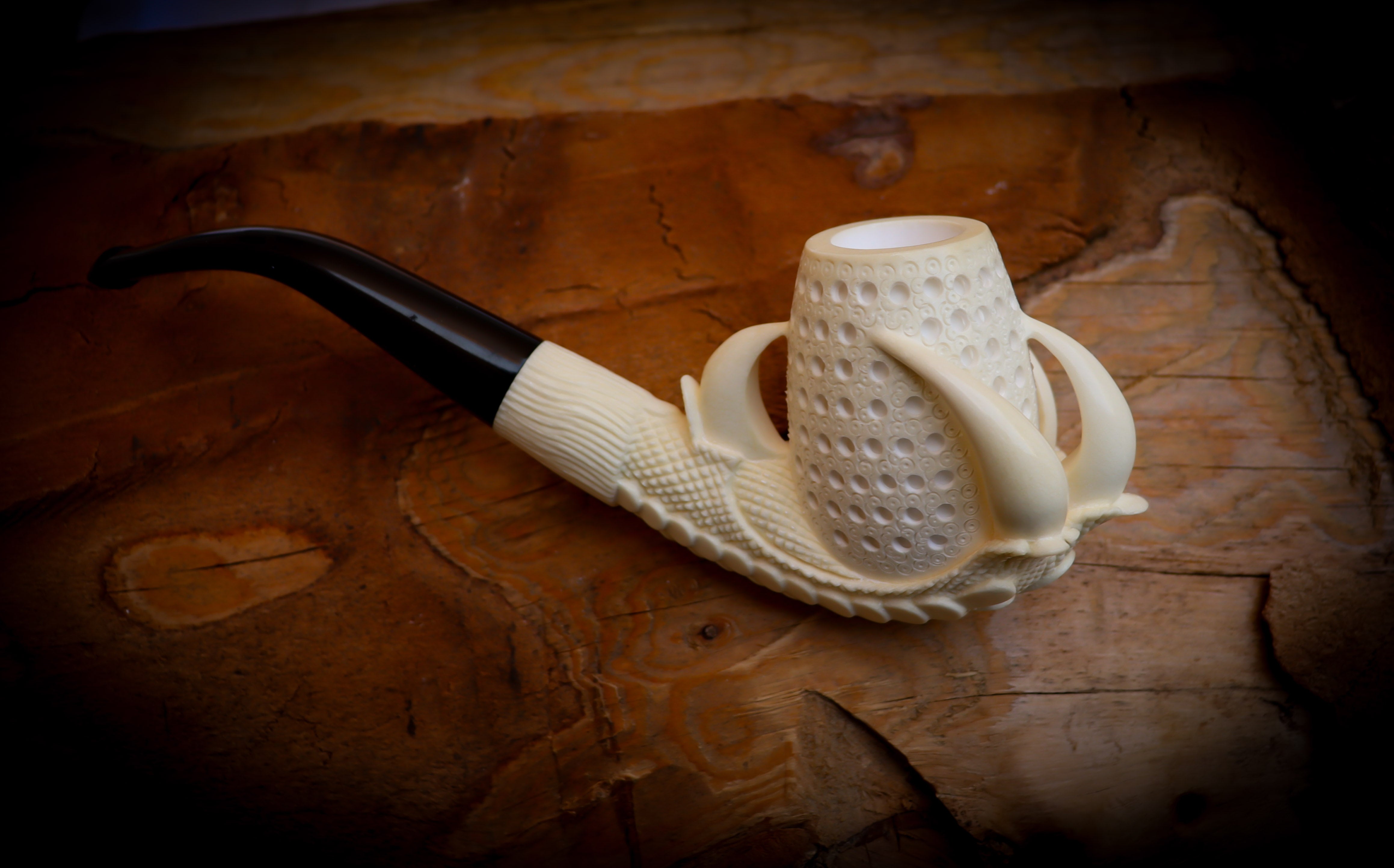 9MM Filtered Eagle Claw Meerschaum Pipe
