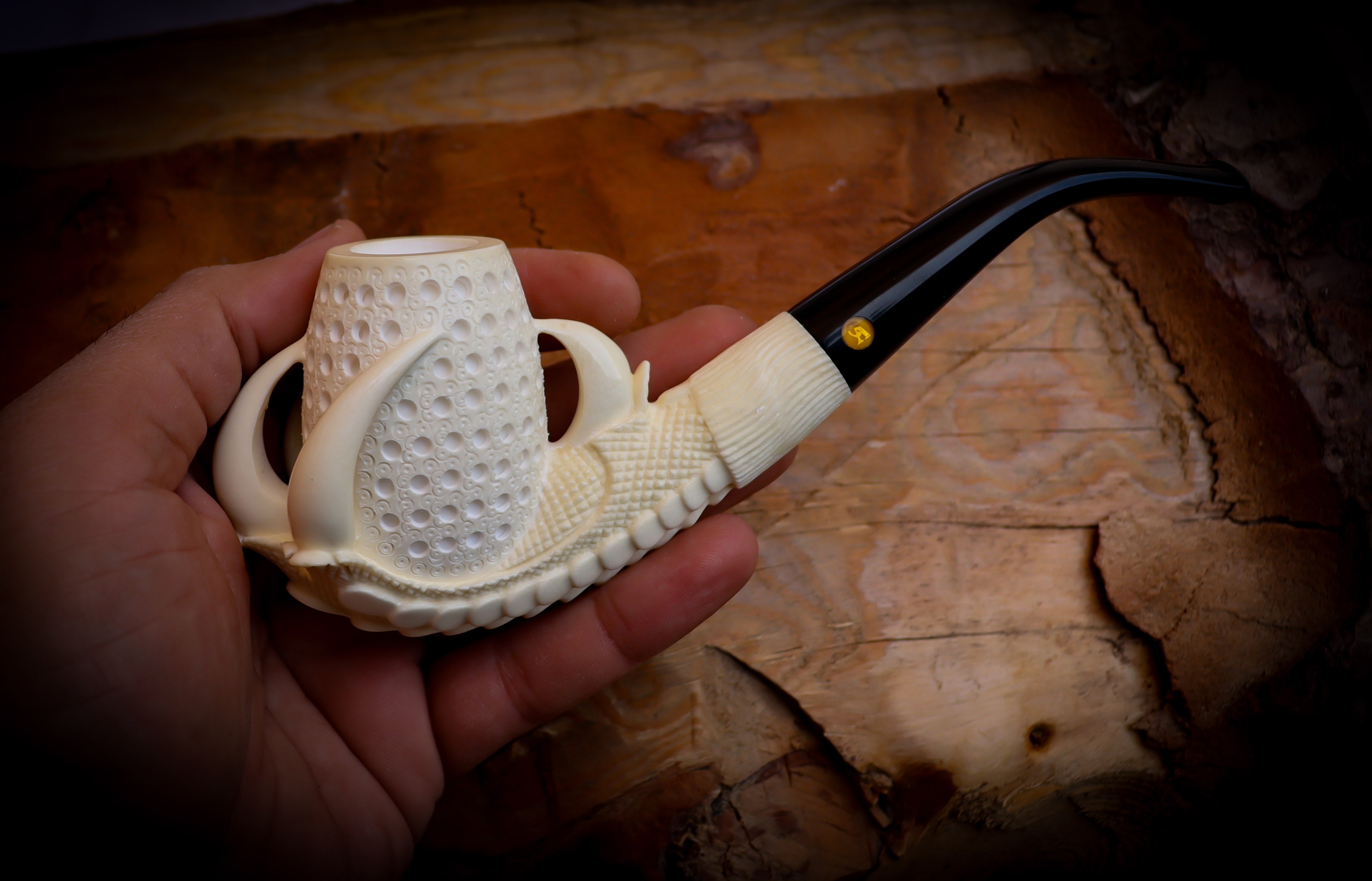 9MM Filtered Eagle Claw Meerschaum Pipe