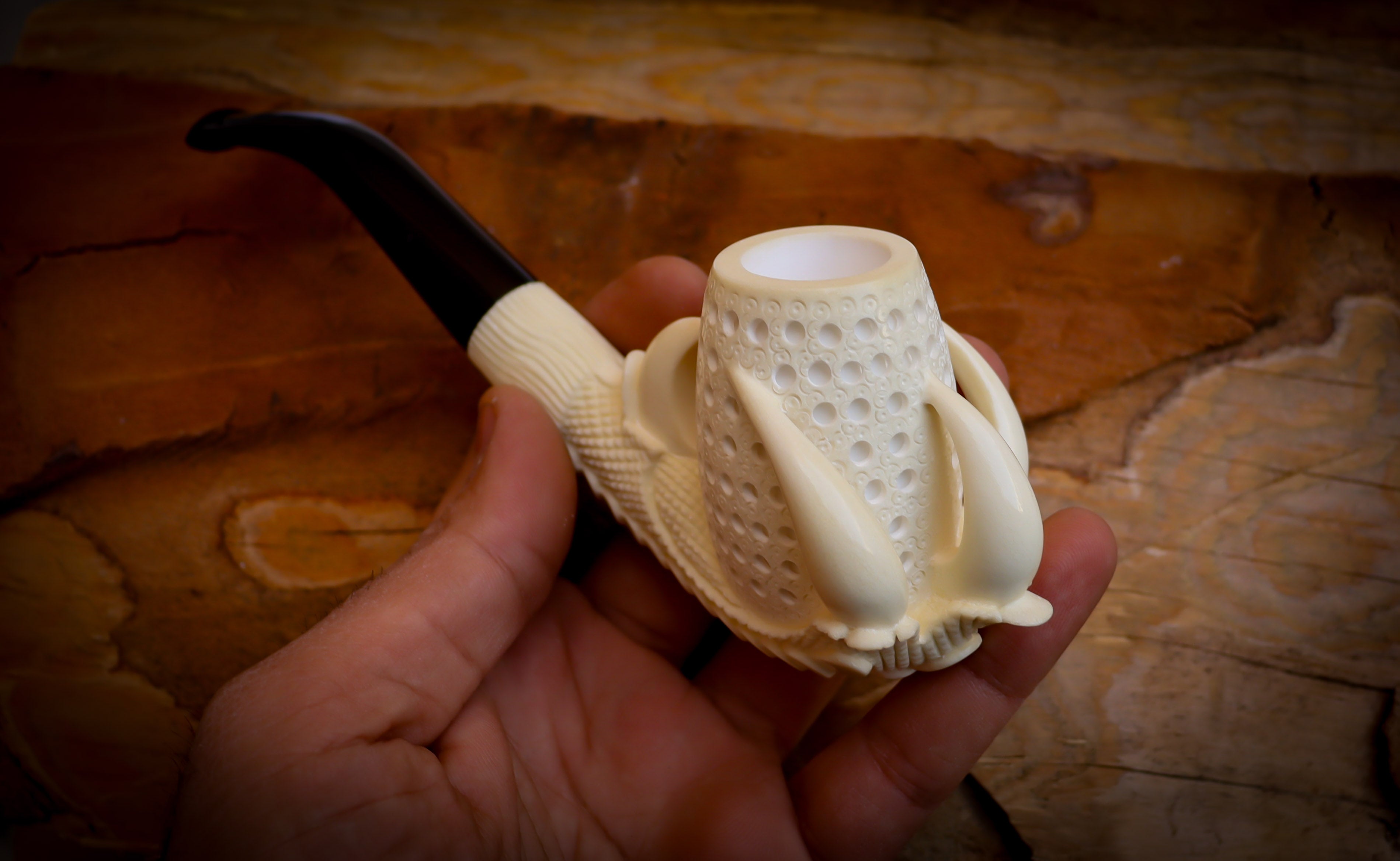 9MM Filtered Eagle Claw Meerschaum Pipe