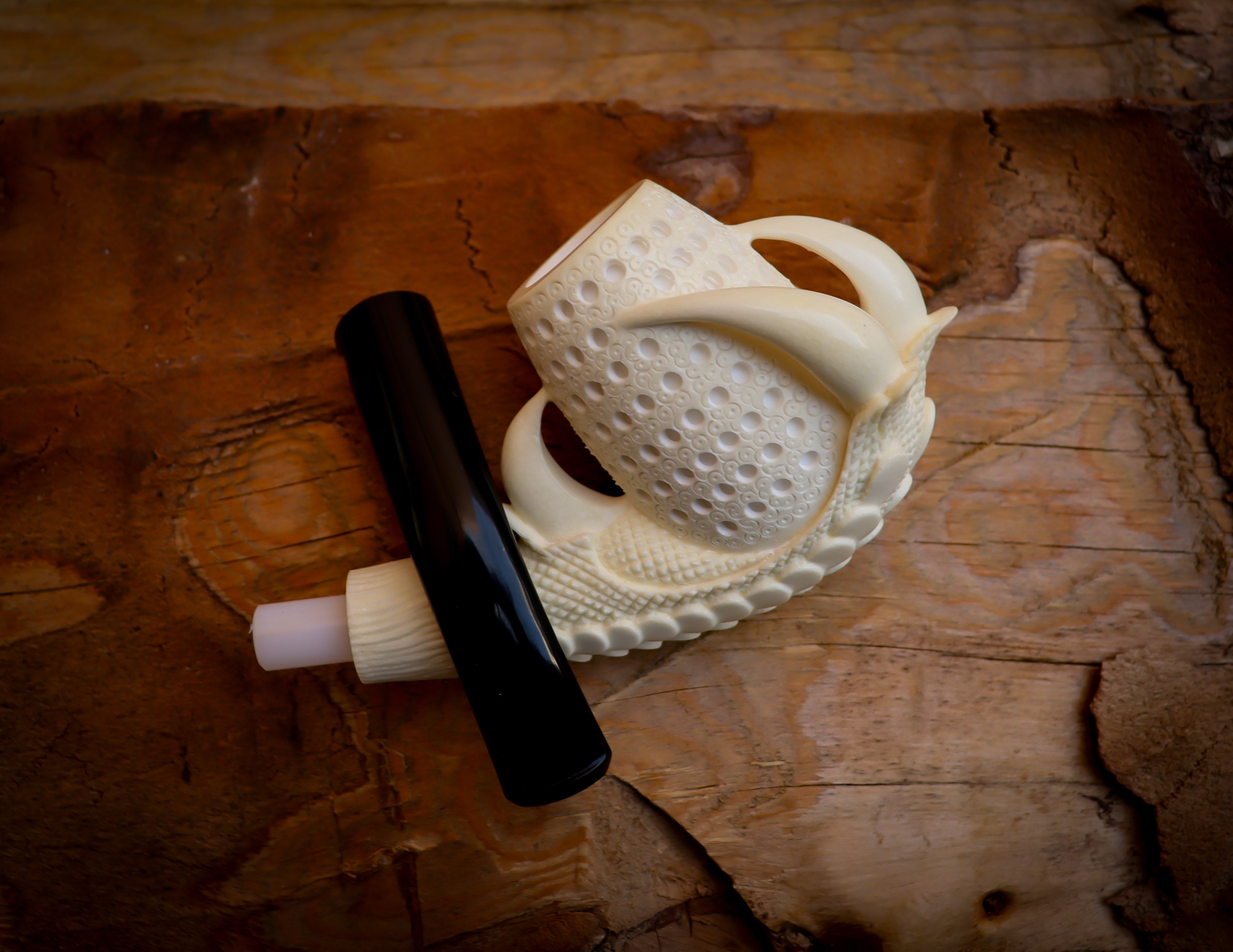 9MM Filtered Eagle Claw Meerschaum Pipe