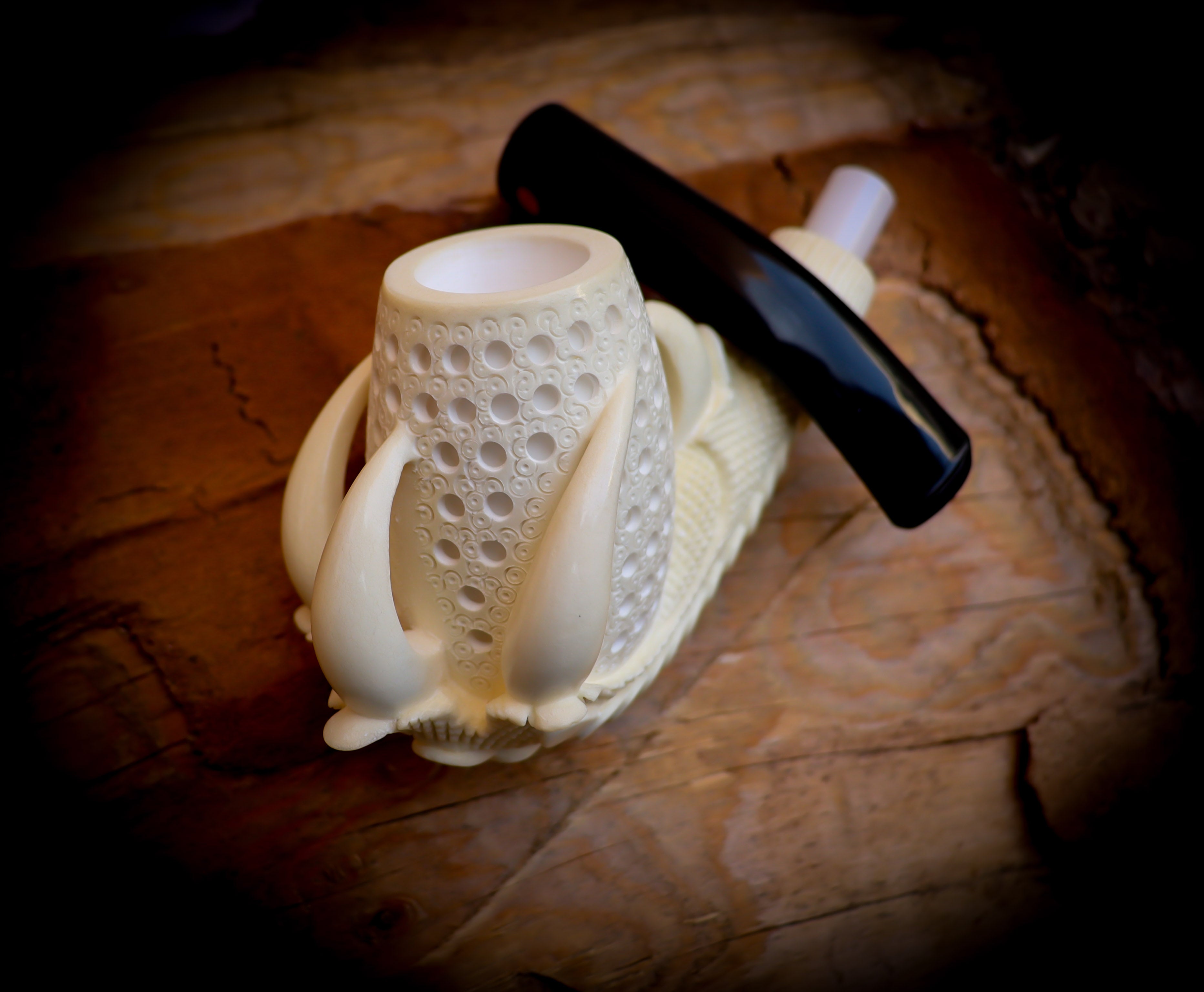 9MM Filtered Eagle Claw Meerschaum Pipe
