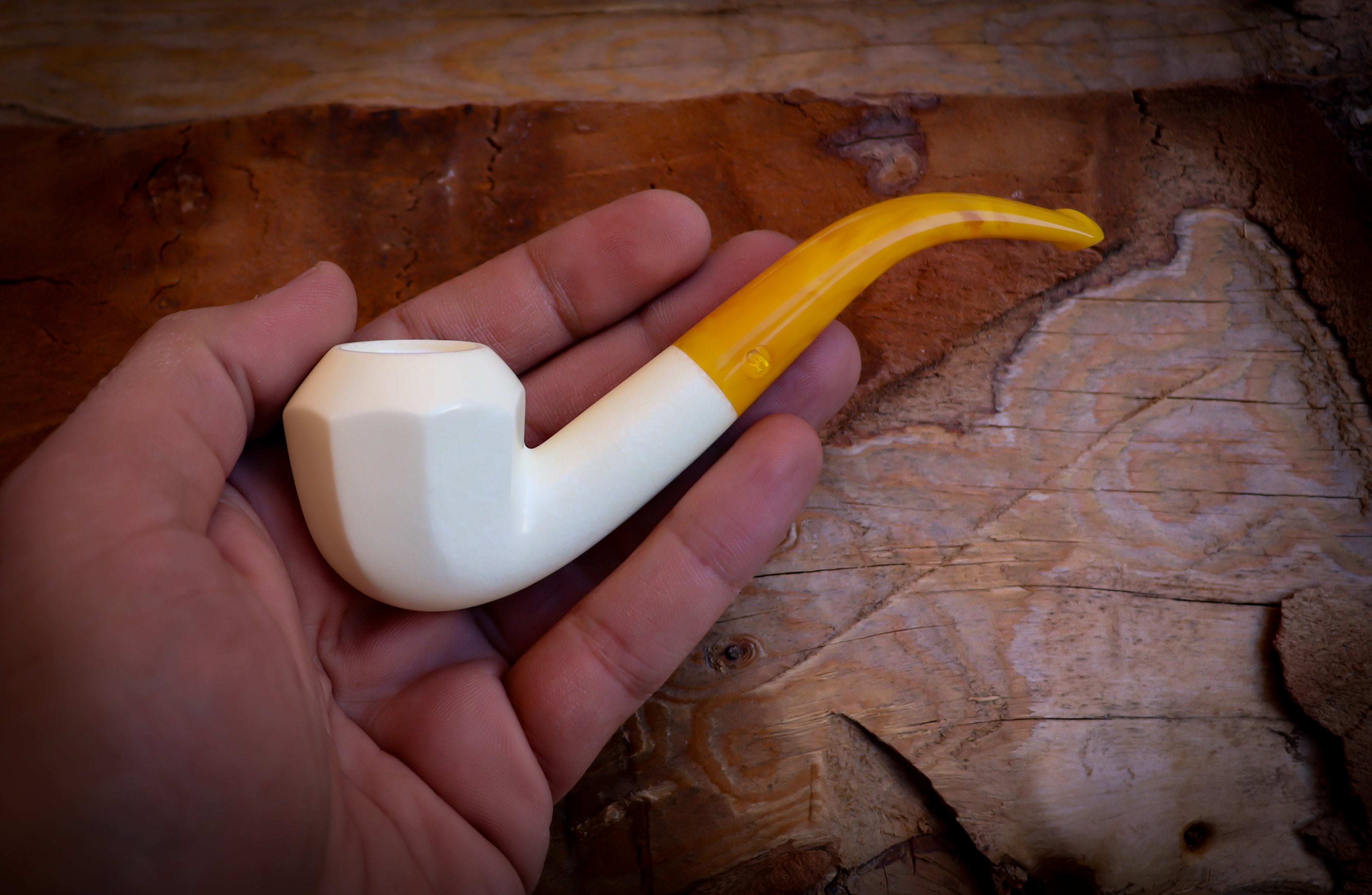 Panel Meerschaum Pipe
