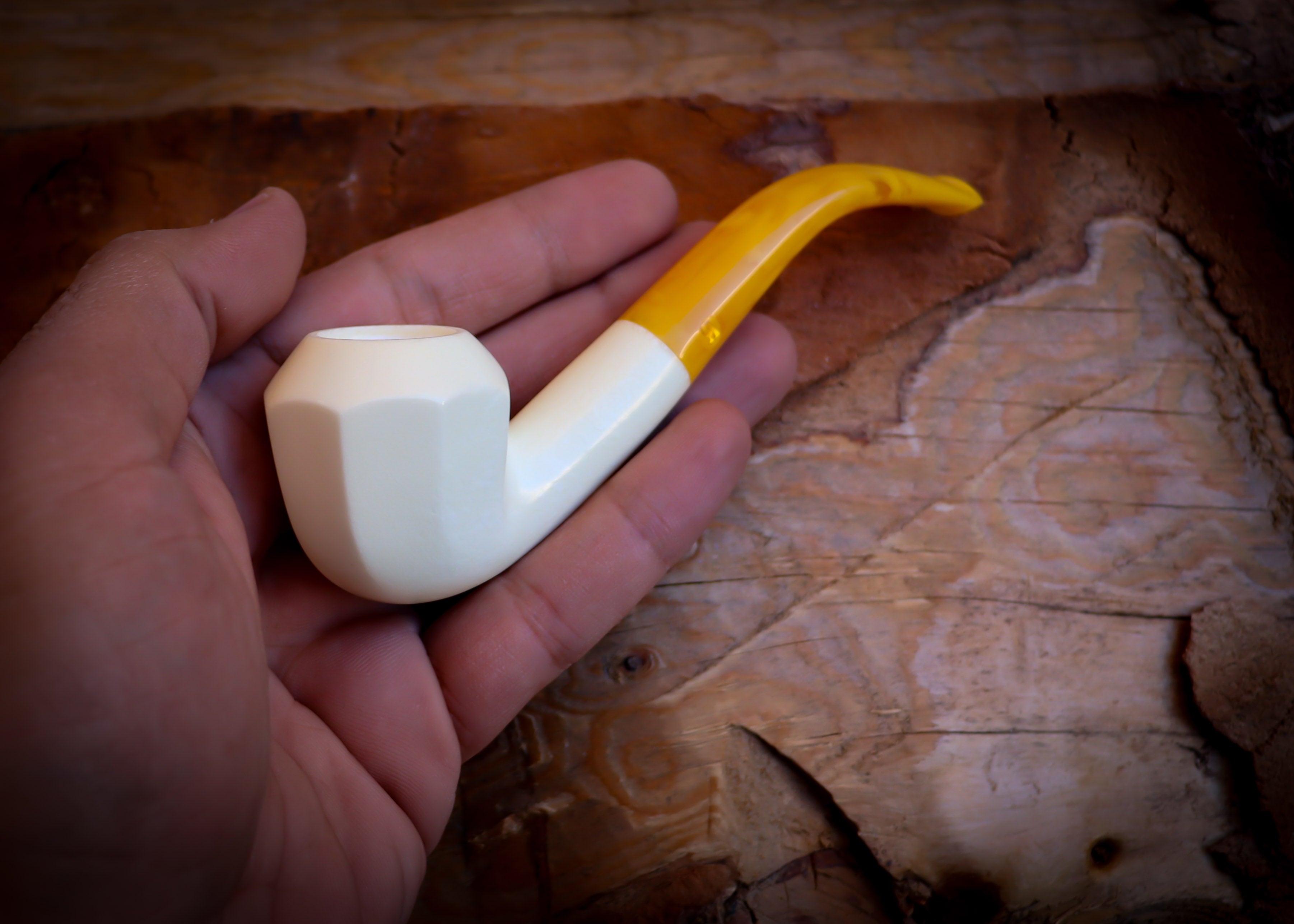 Panel Meerschaum Pipe