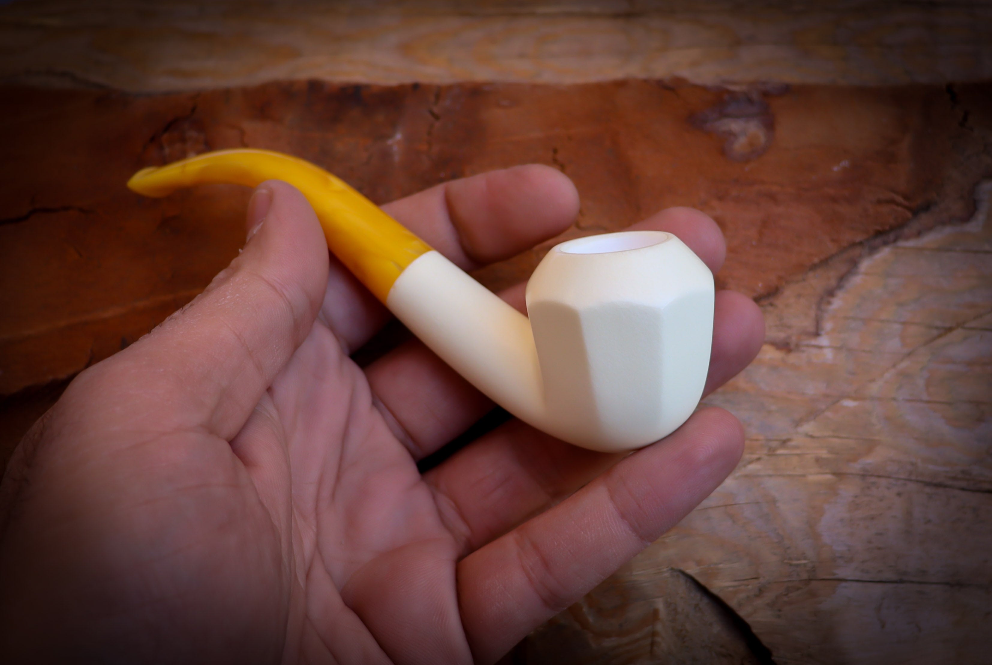 Panel Meerschaum Pipe