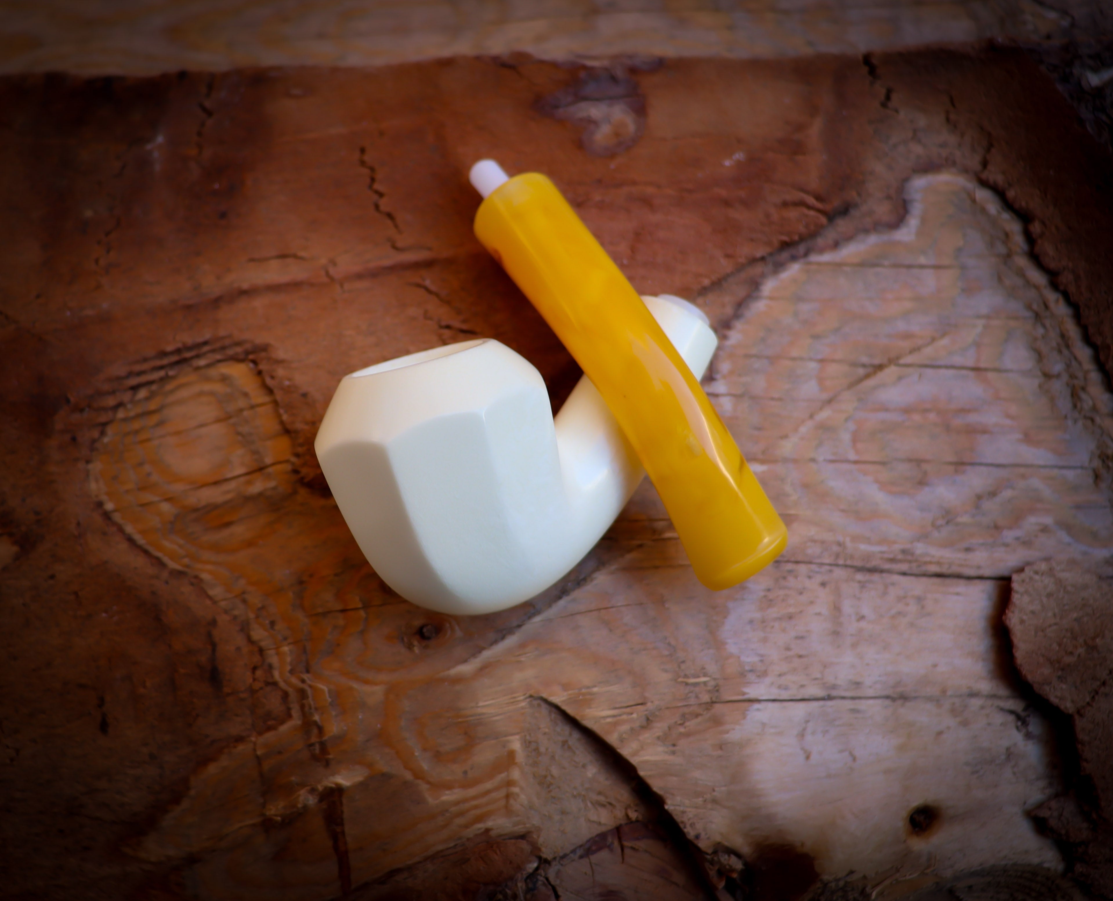 Panel Meerschaum Pipe