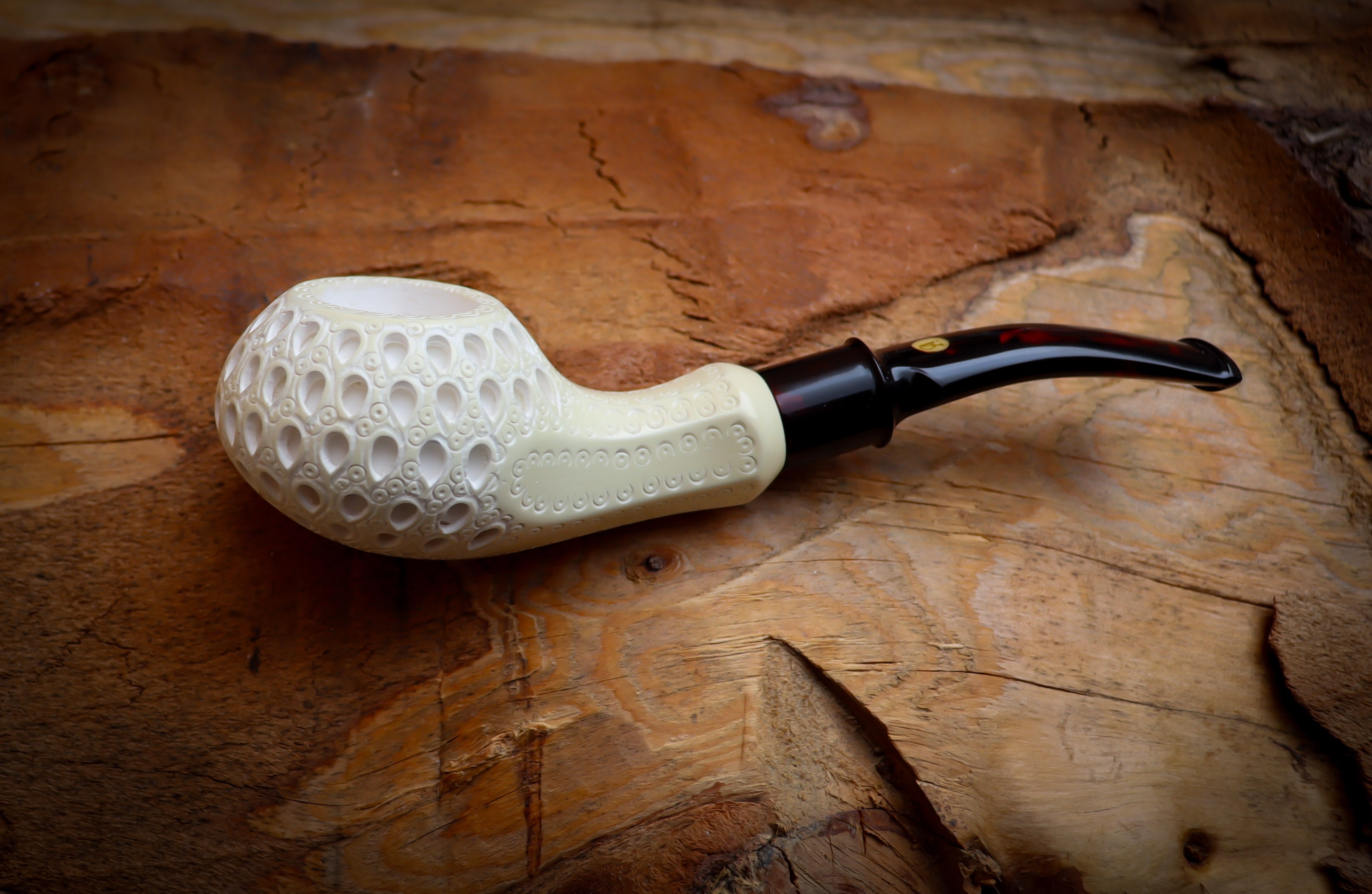 Squat Tomato Meerschaum Pipe
