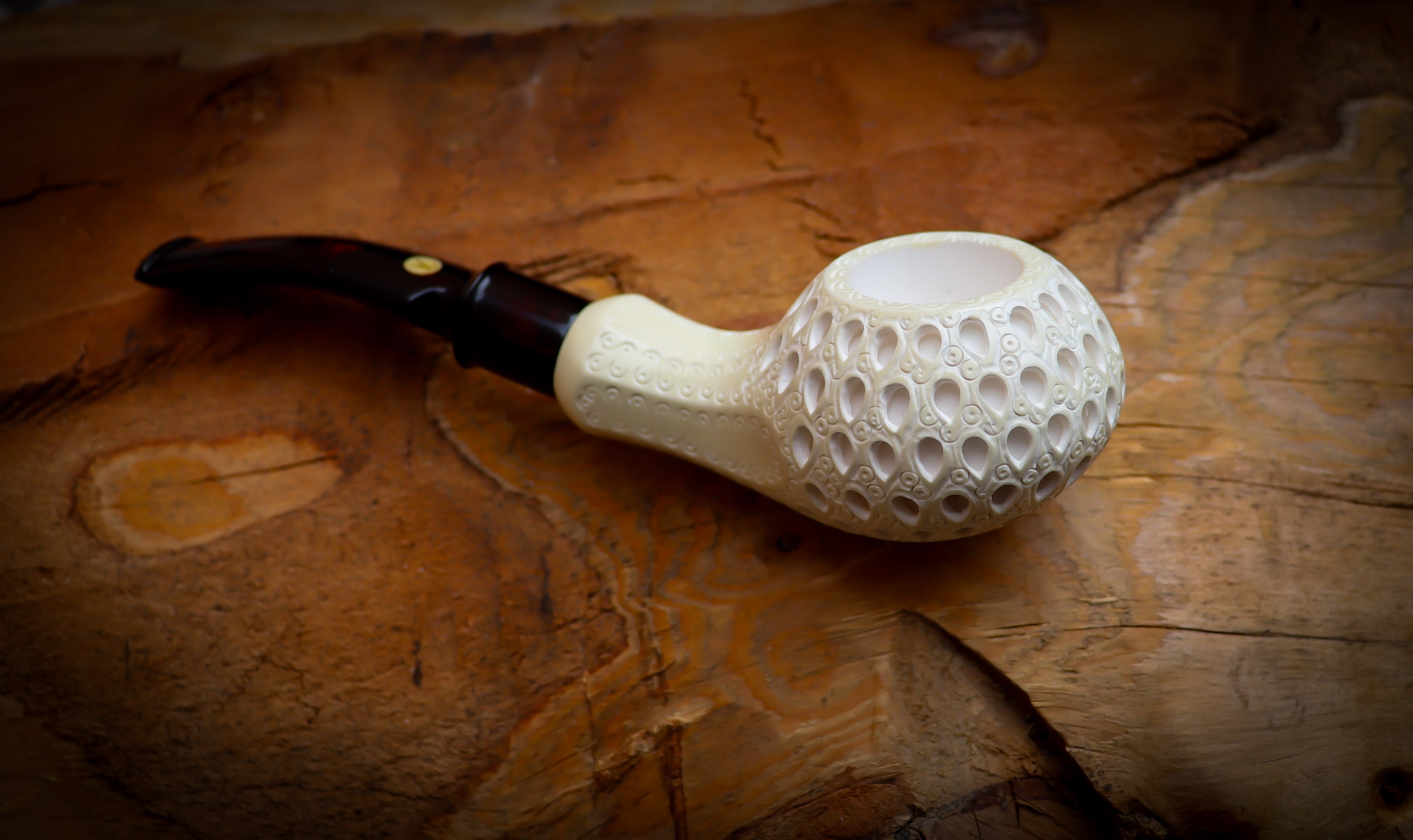 Squat Tomato Meerschaum Pipe