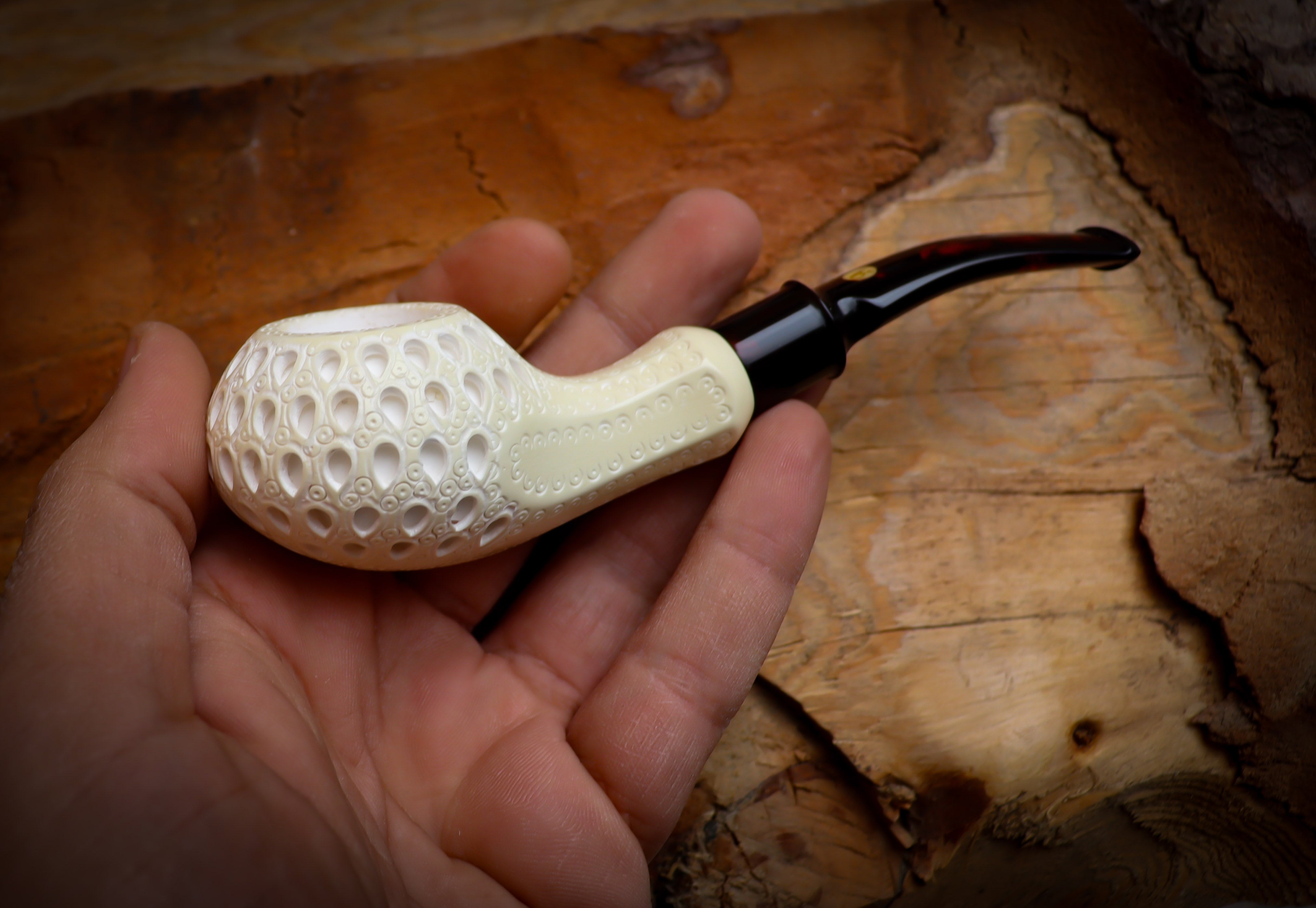 Squat Tomato Meerschaum Pipe
