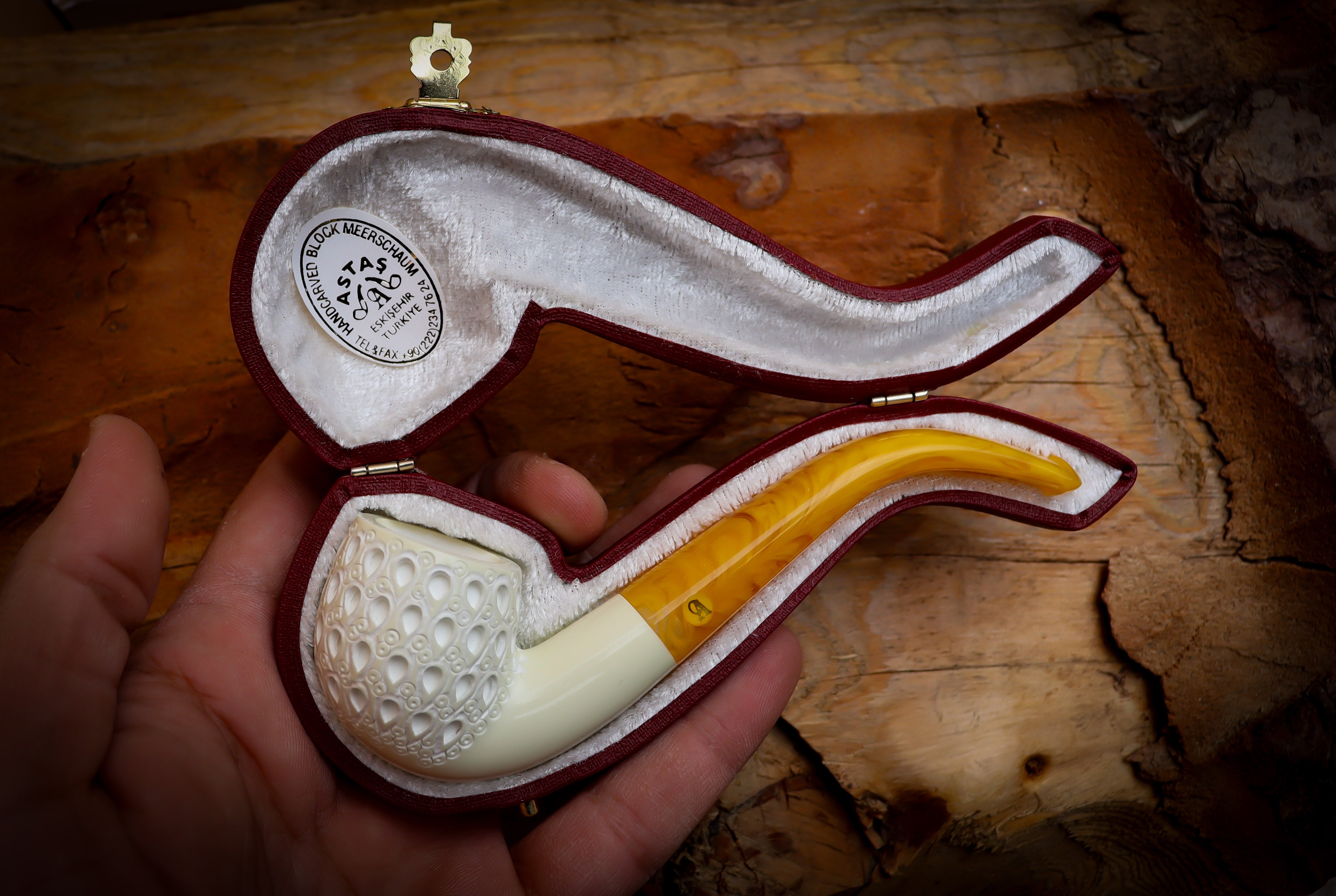 Bent Meerschaum Pipe