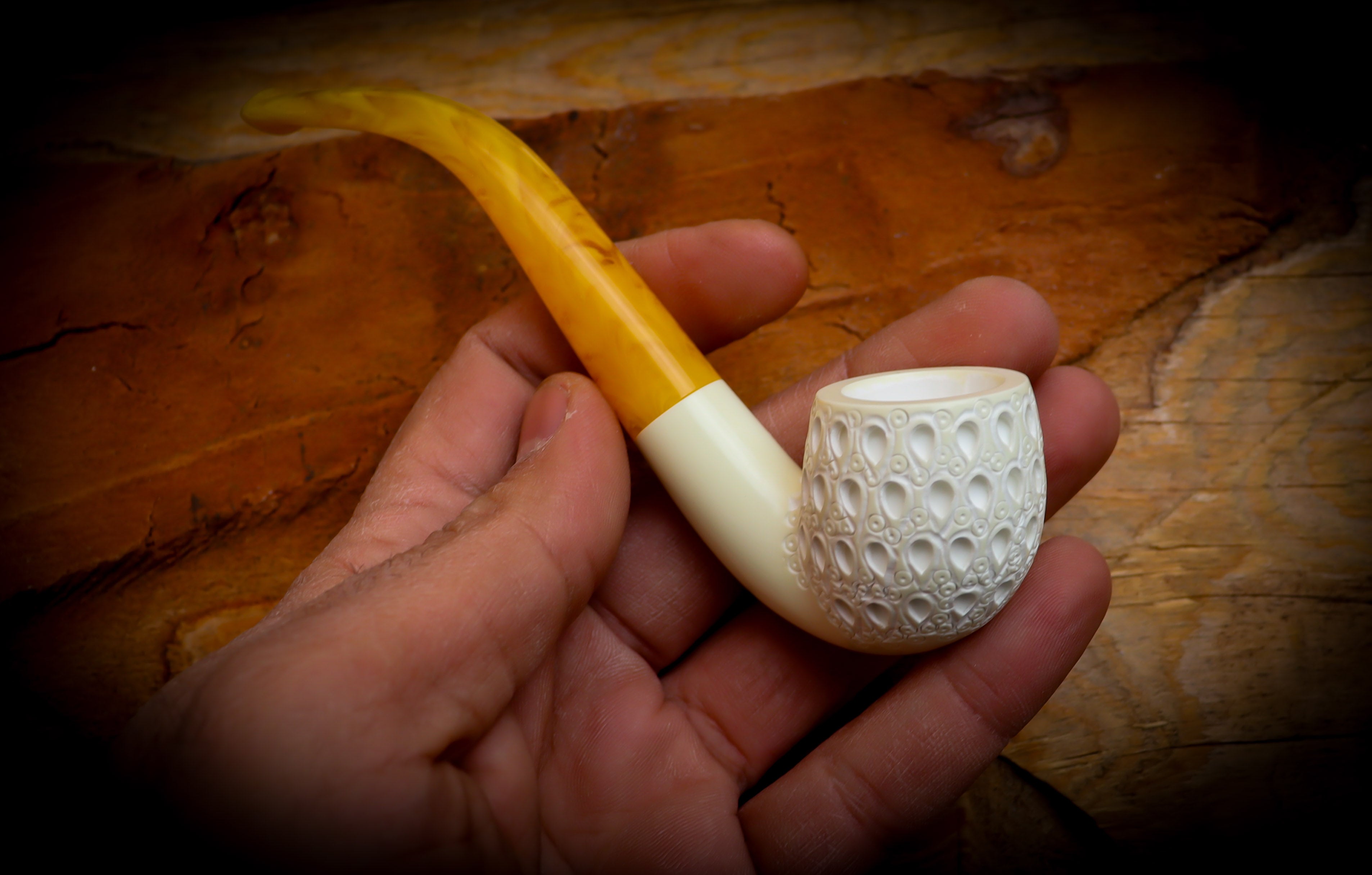 Bent Meerschaum Pipe