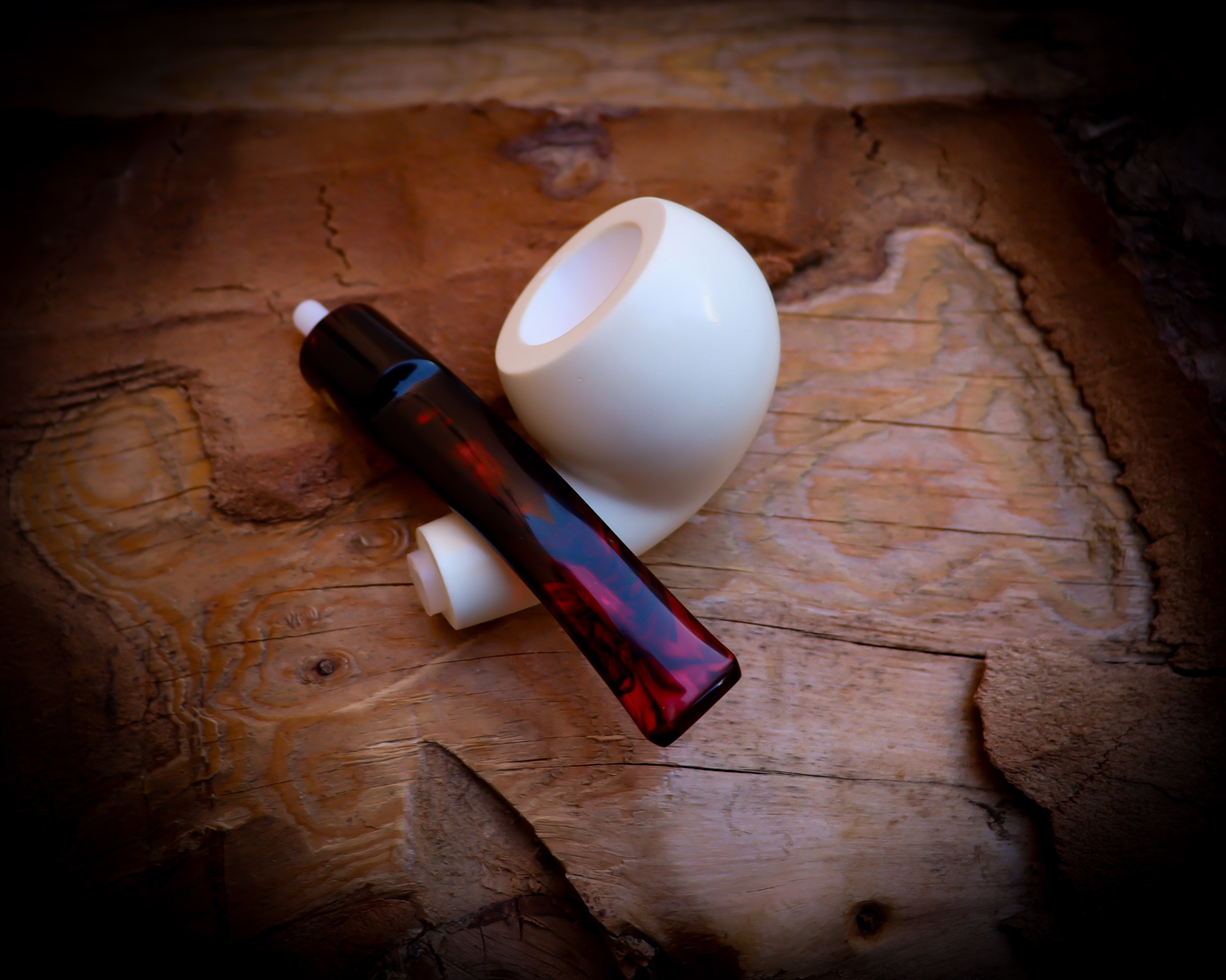 Smooth Special Handmade Block Meerschaum Pipe With Leather Box- Astaş Meerschaum
