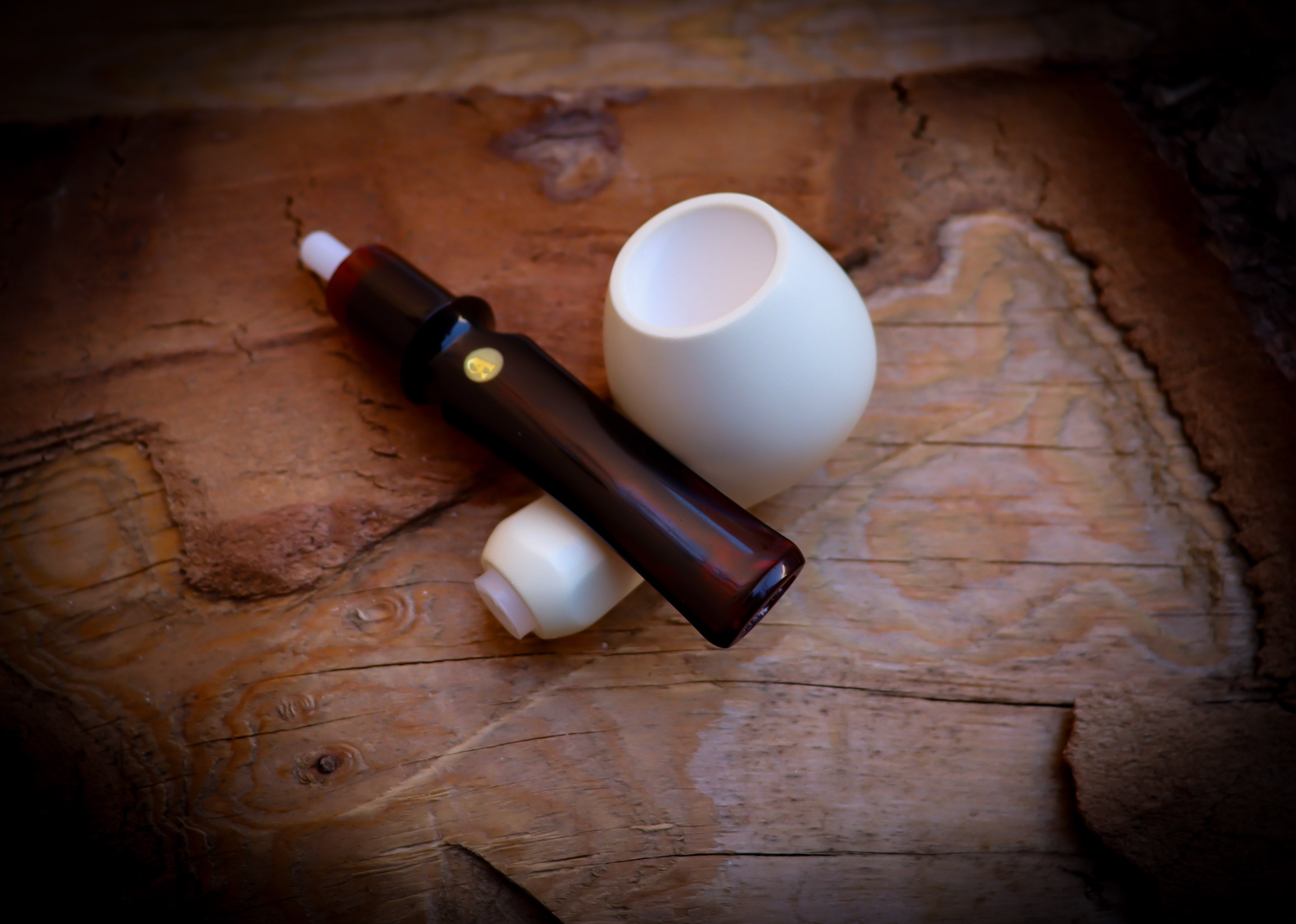 Apple Meerschaum, Smooth Special Handmade Apple Meerschaum Pipe With Leather Box- Astaş Meerschaum