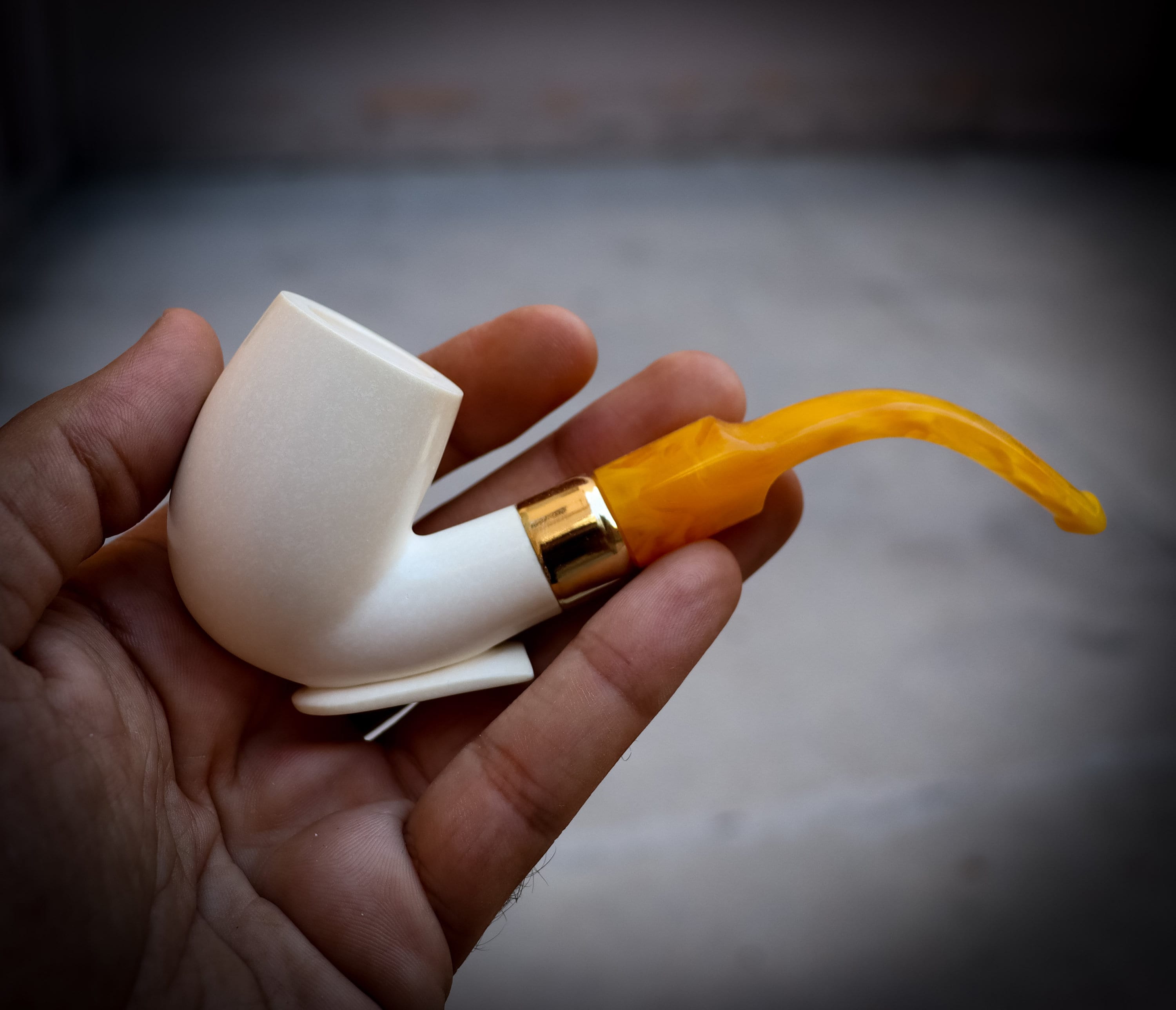 Half Bent Meerschaum Pipe