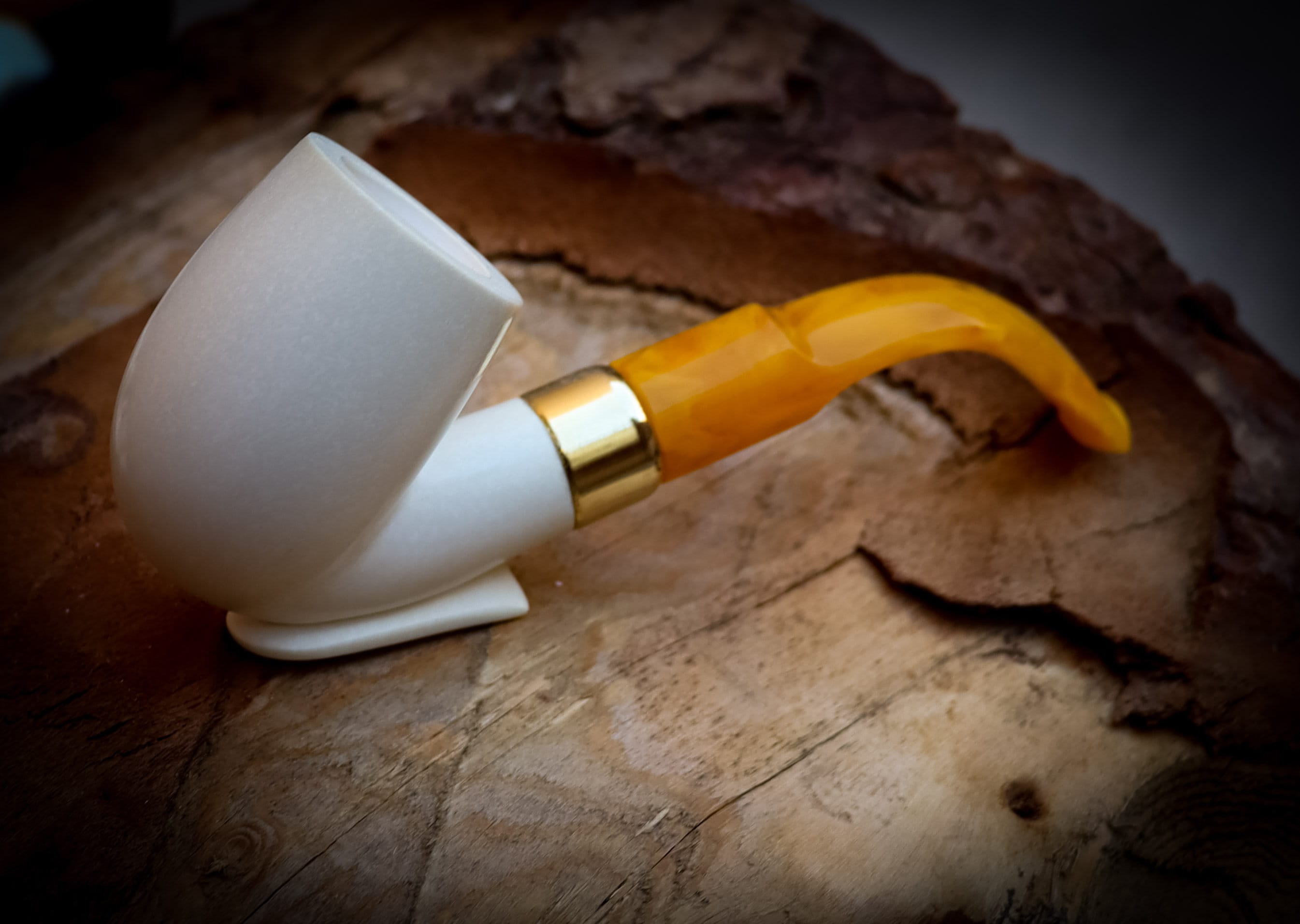 Half Bent Meerschaum Pipe