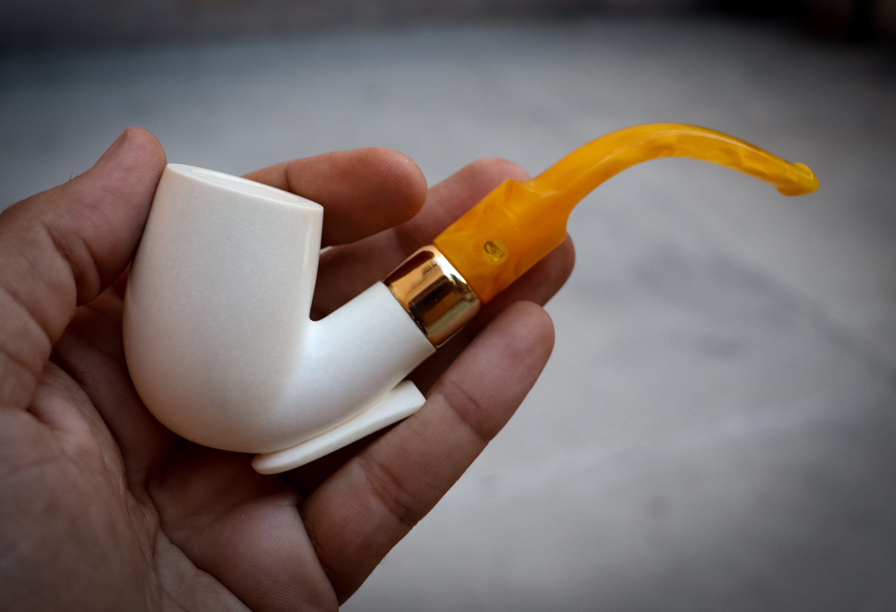 Half Bent Meerschaum Pipe