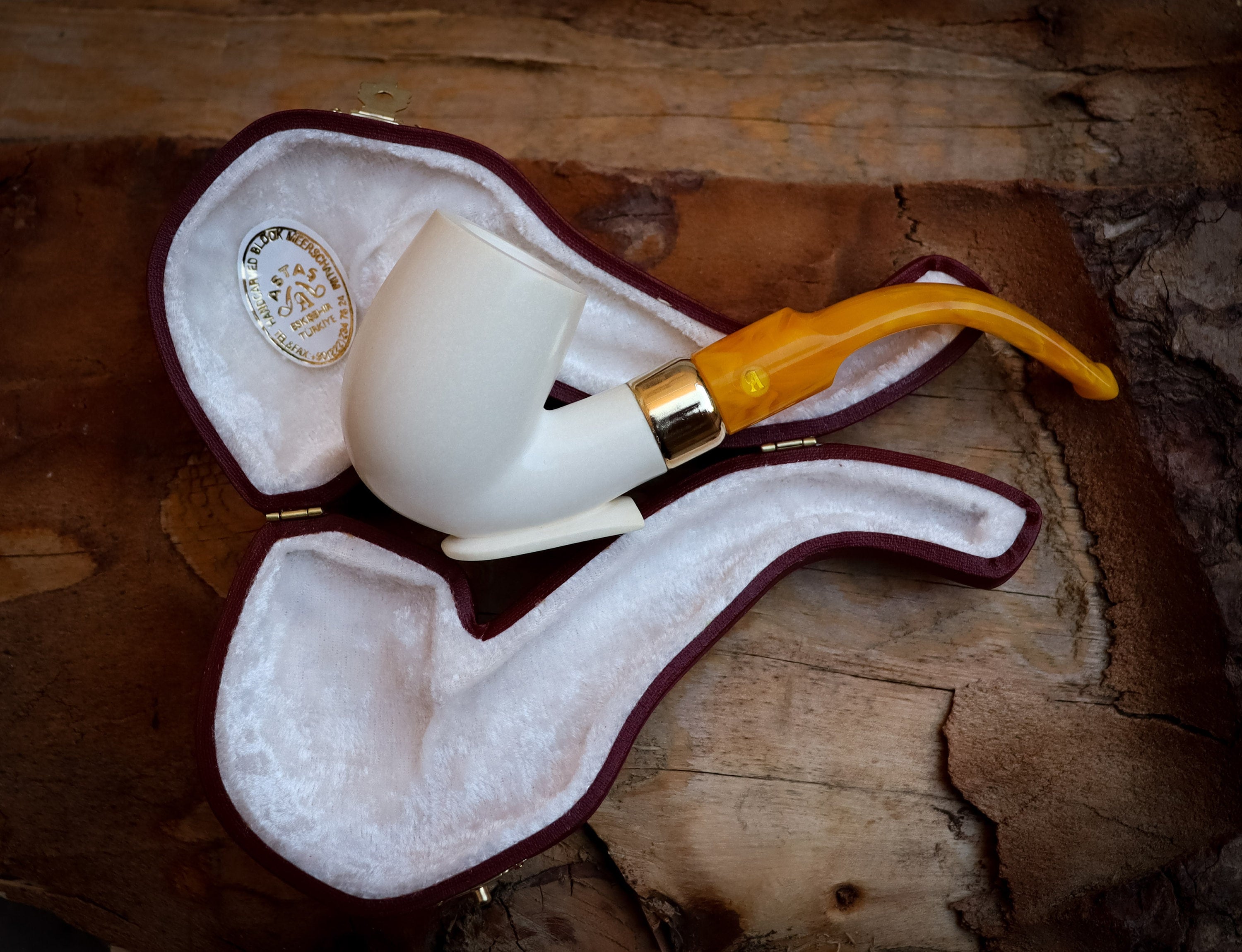 Half Bent Meerschaum Pipe