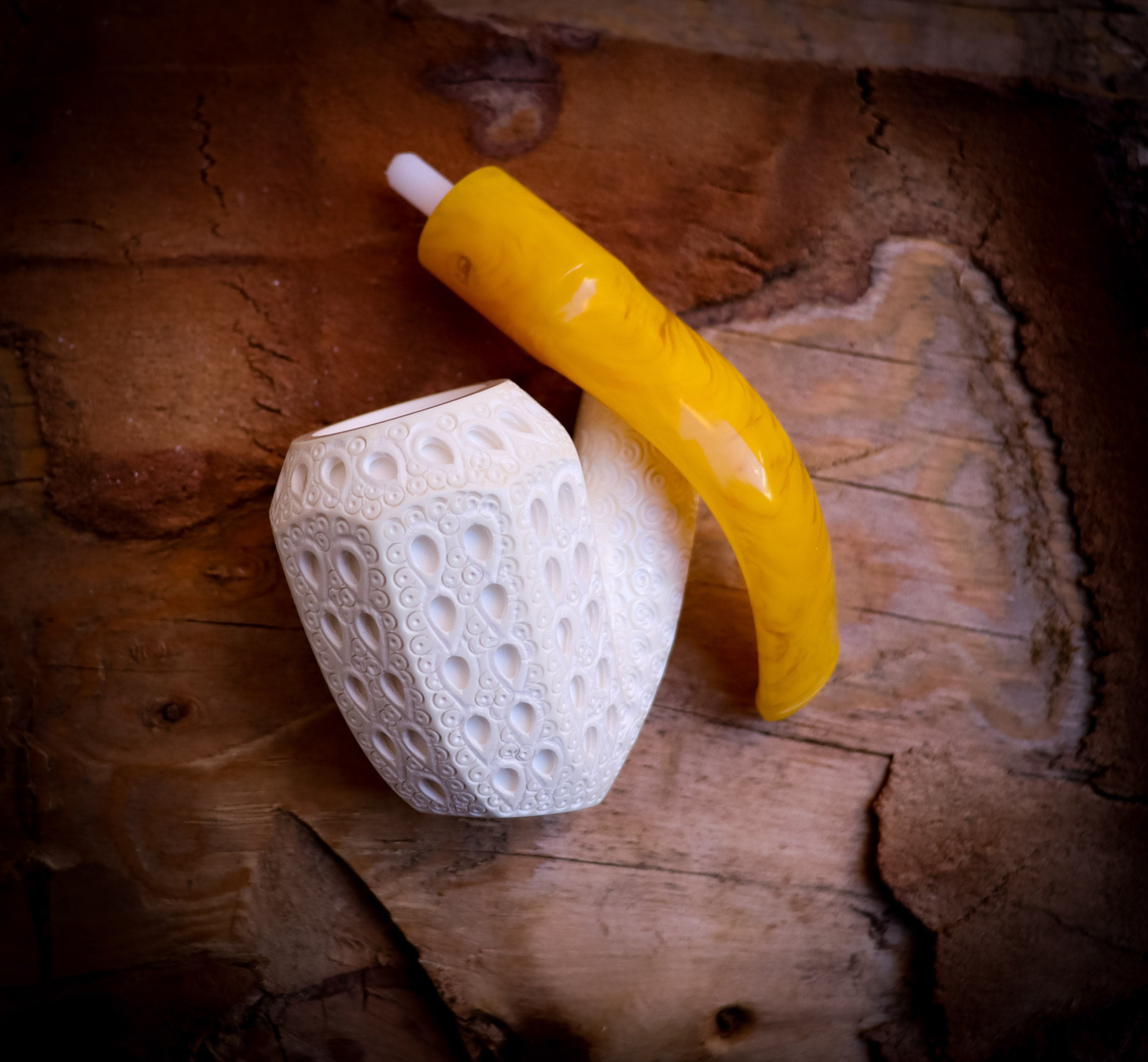 Panel Meerschaum Pipe