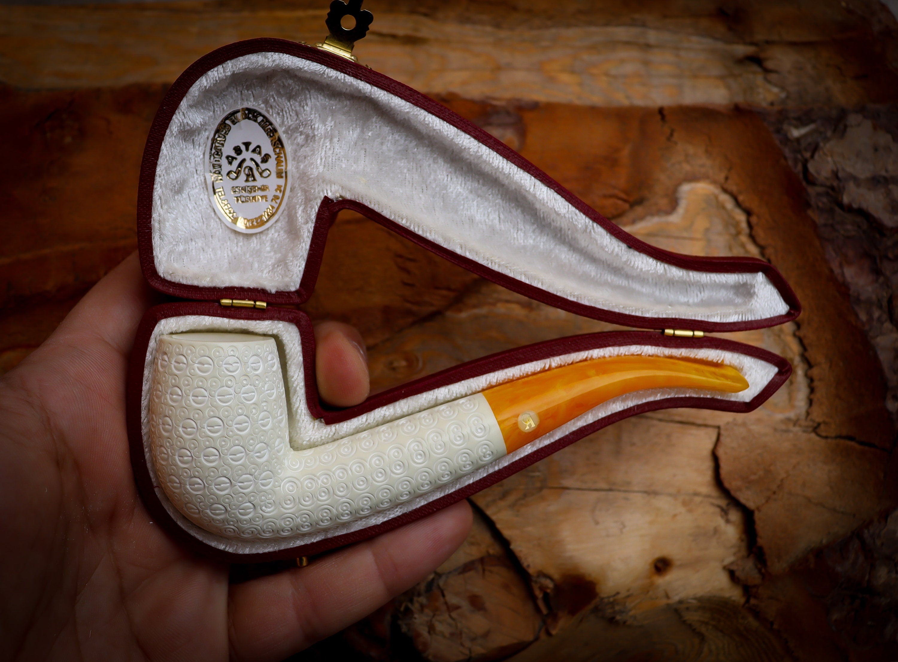 Half Bent Meerschaum Pipe
