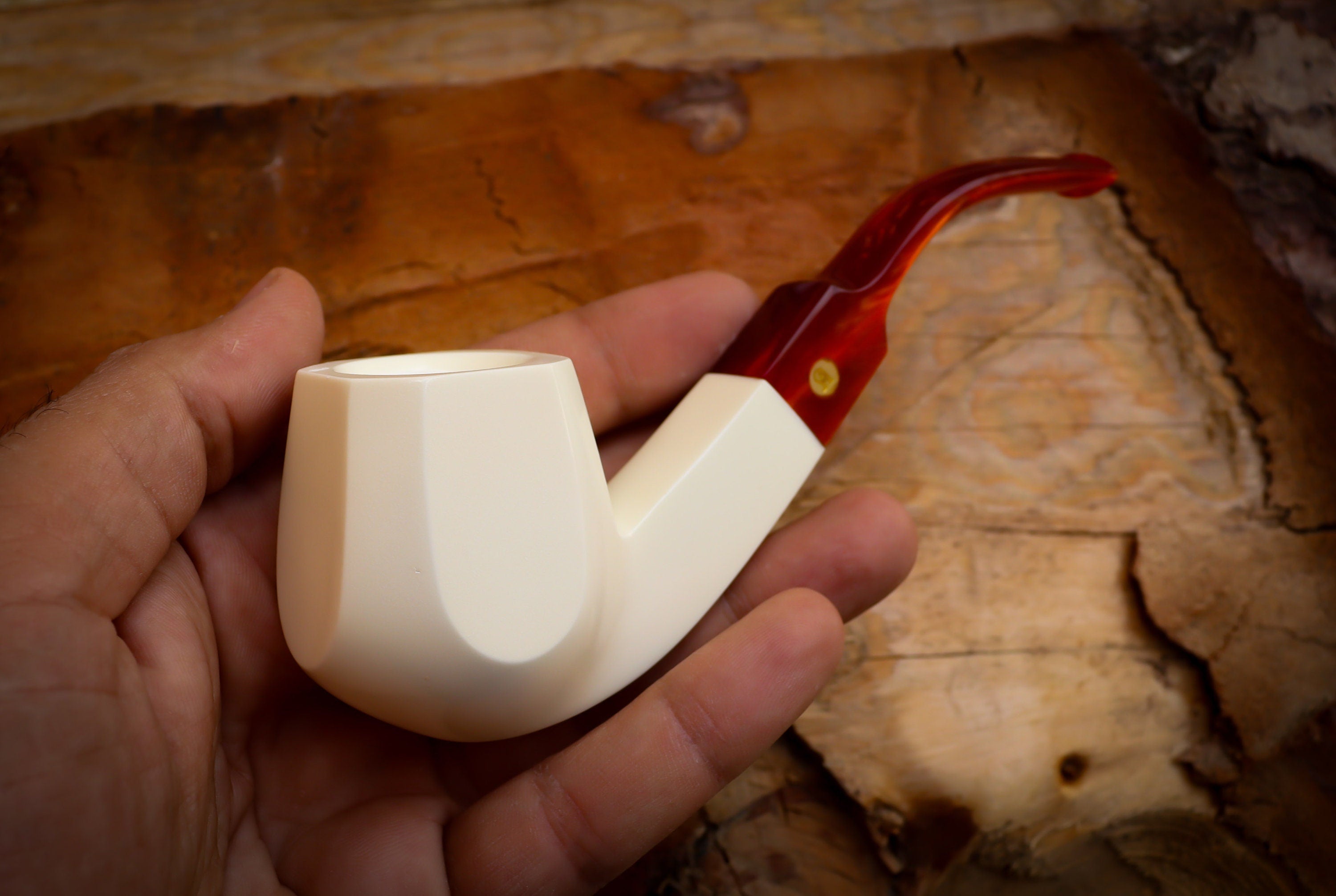 Panel Meerschaum Pipe