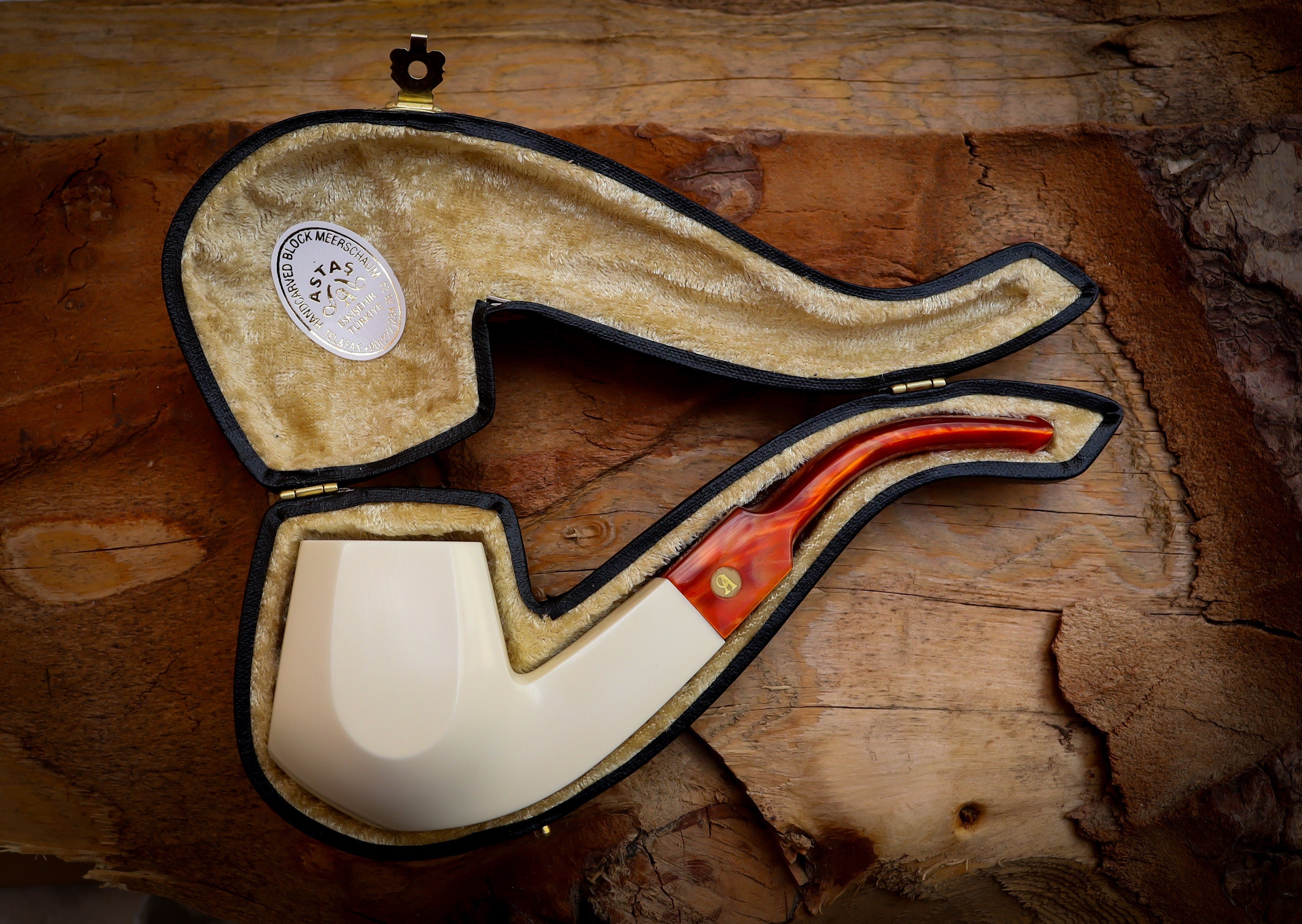 Panel Meerschaum Pipe