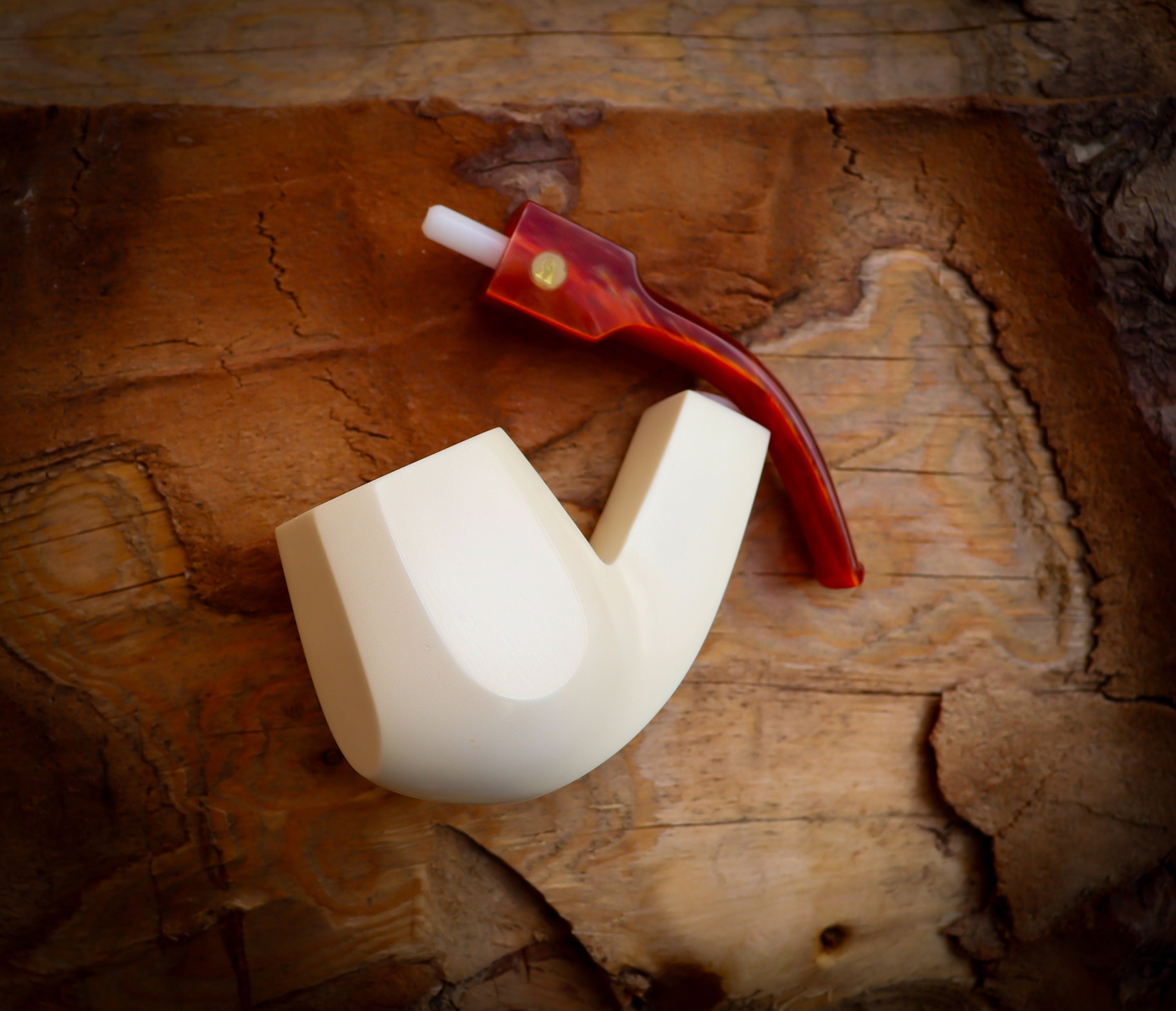 Panel Meerschaum Pipe