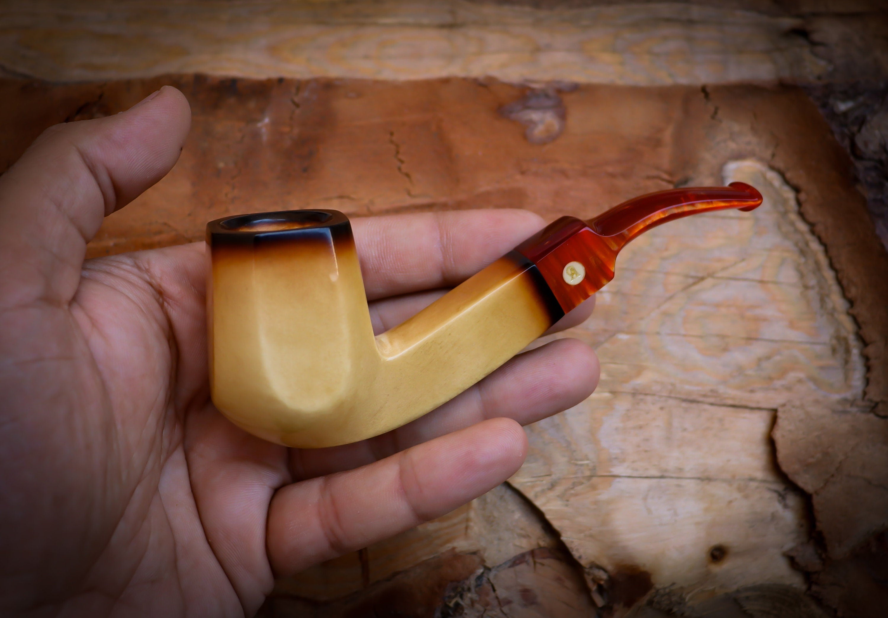 Panel Meerschaum Pipe