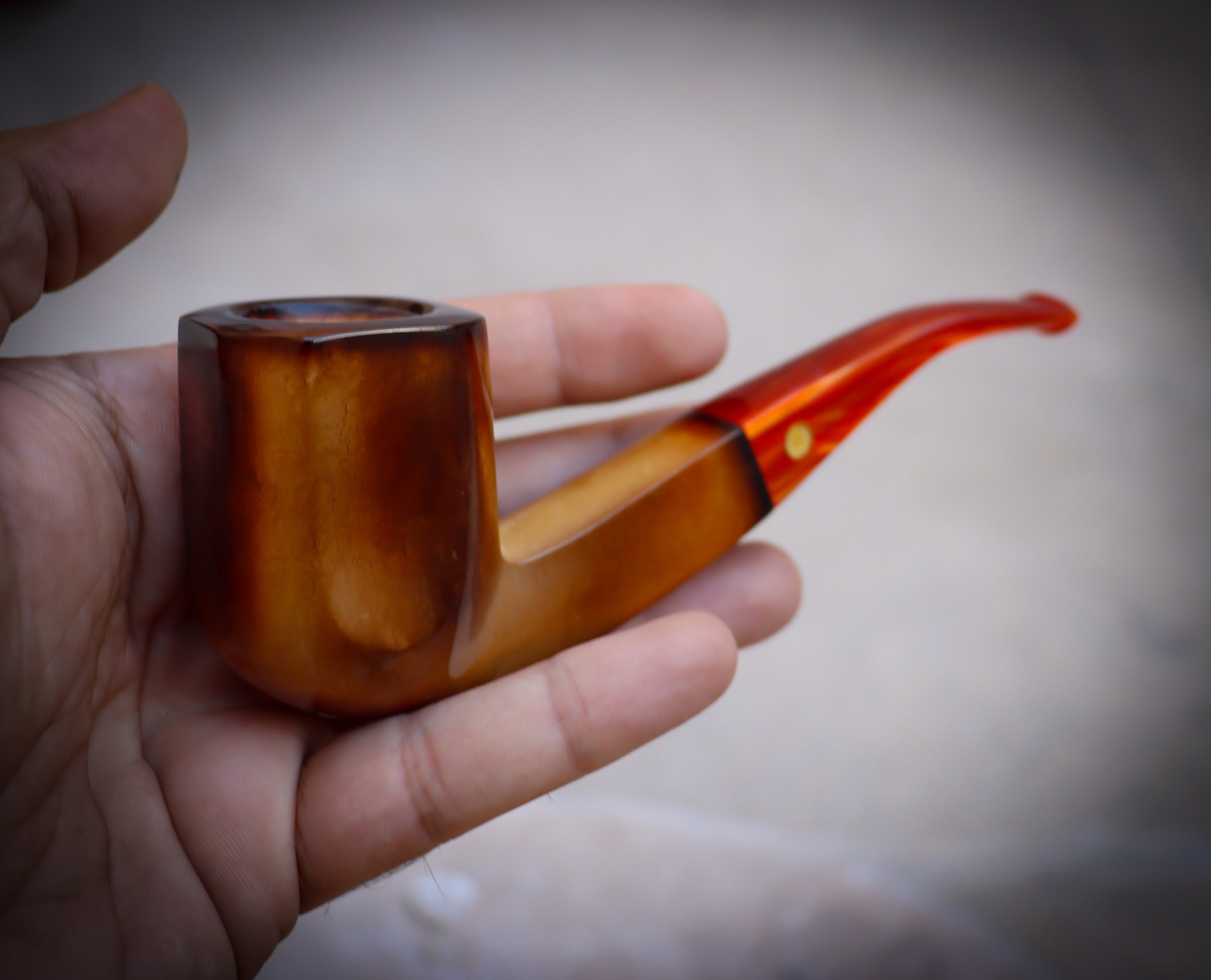 Panel Meerschaum Pipe