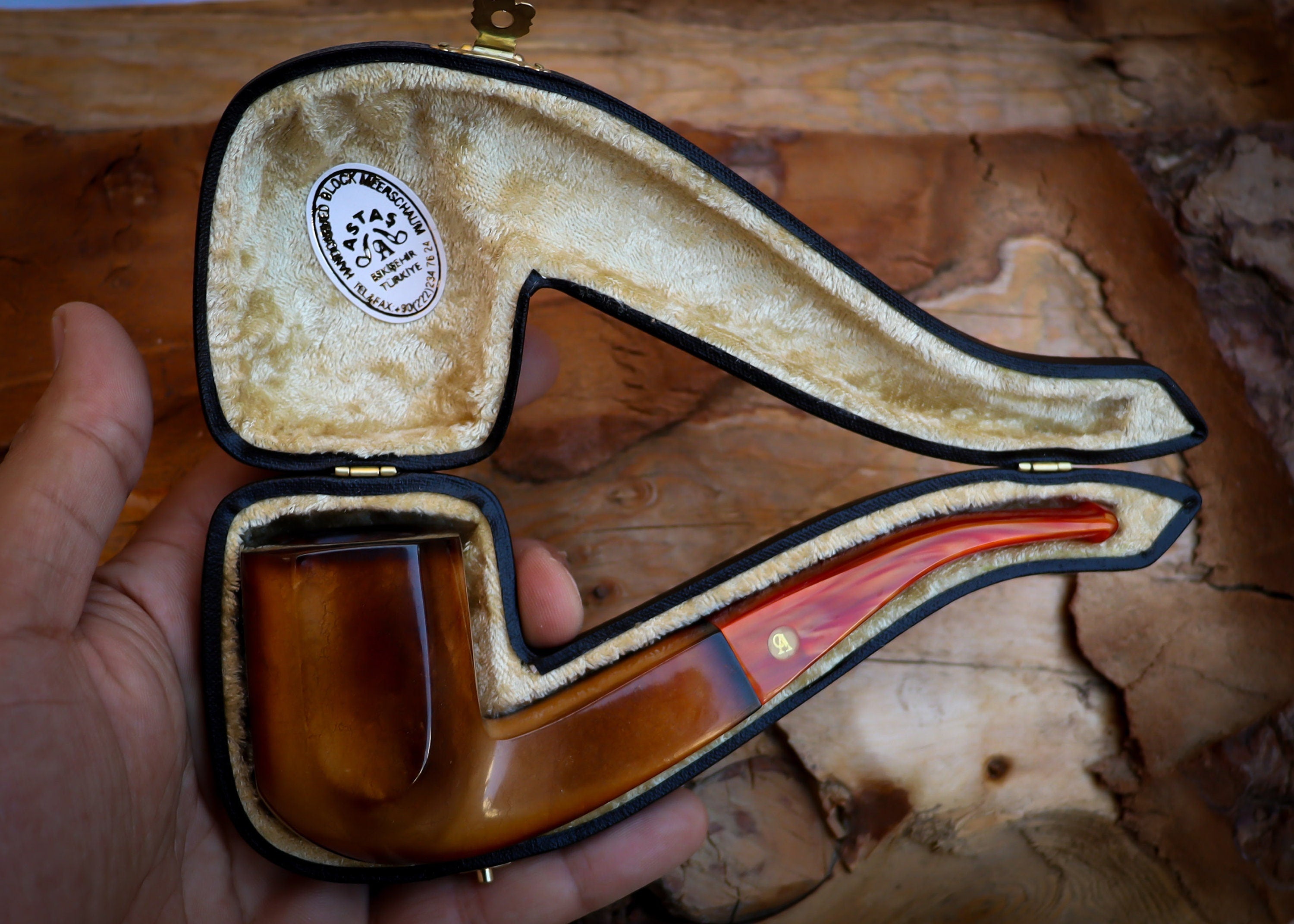 Panel Meerschaum Pipe