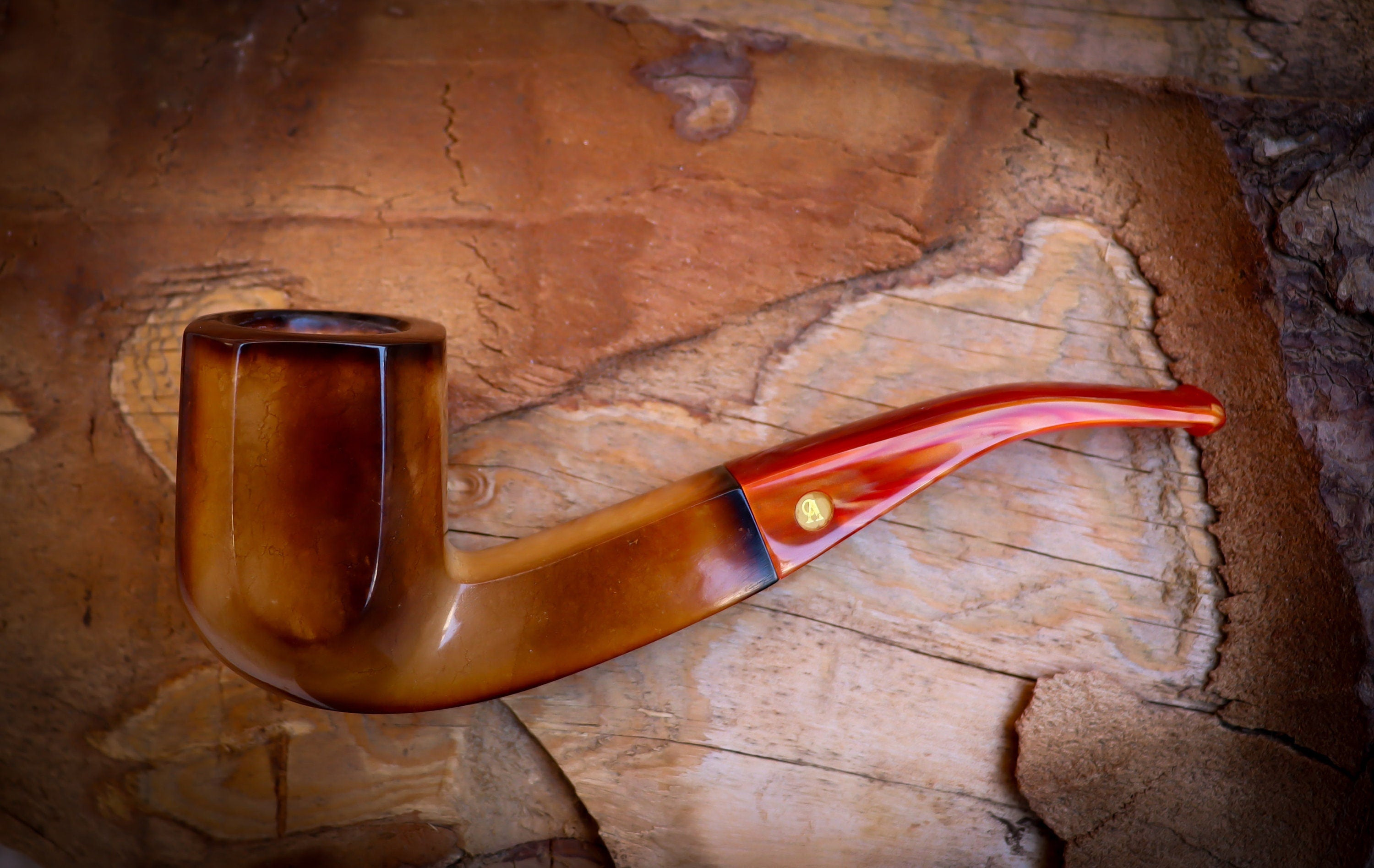 Panel Meerschaum Pipe