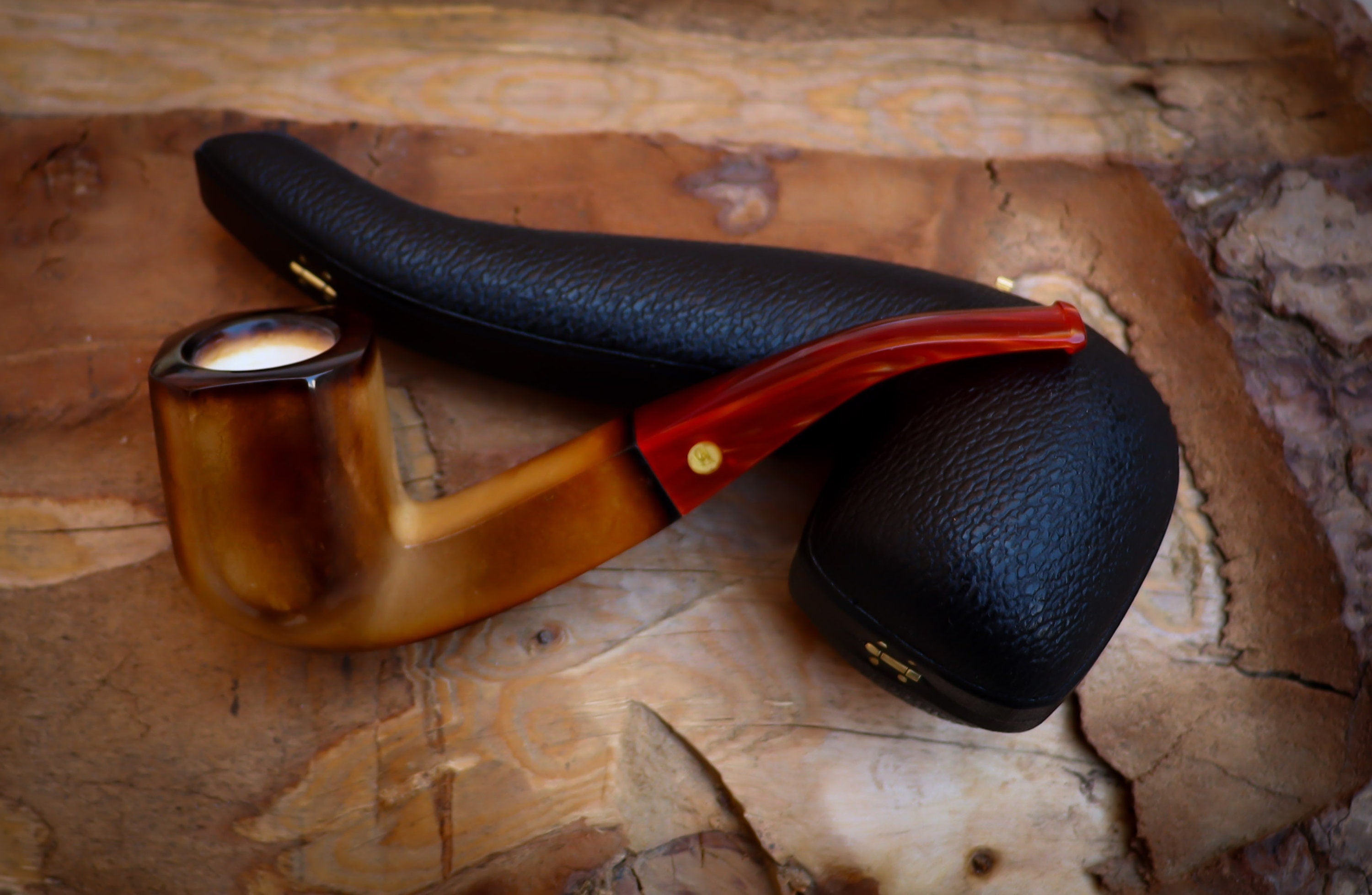 Panel Meerschaum Pipe