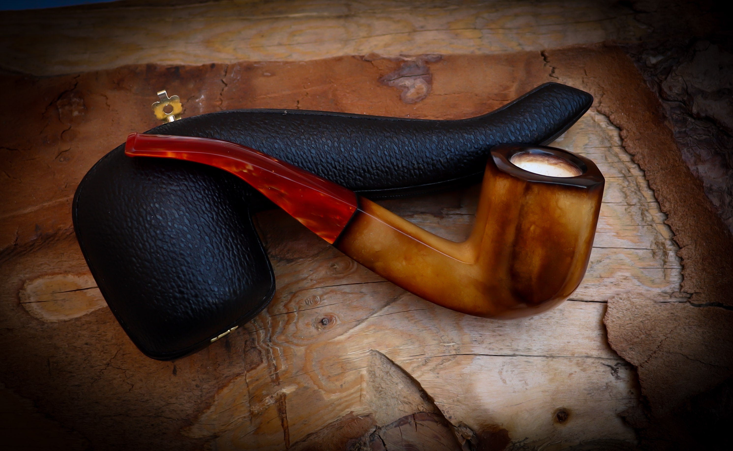 Panel Meerschaum Pipe