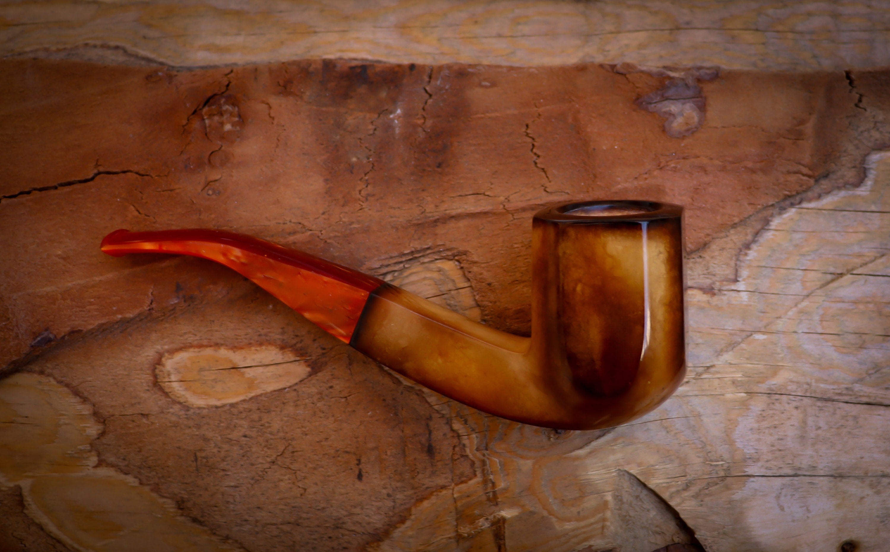 Panel Meerschaum Pipe